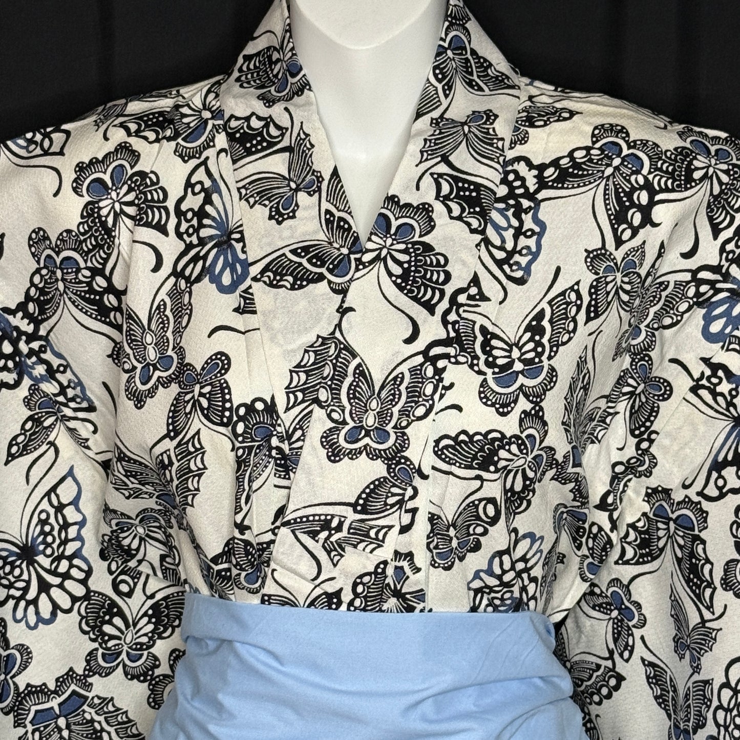 "Butterfly Field" Vintage Casual Kimono