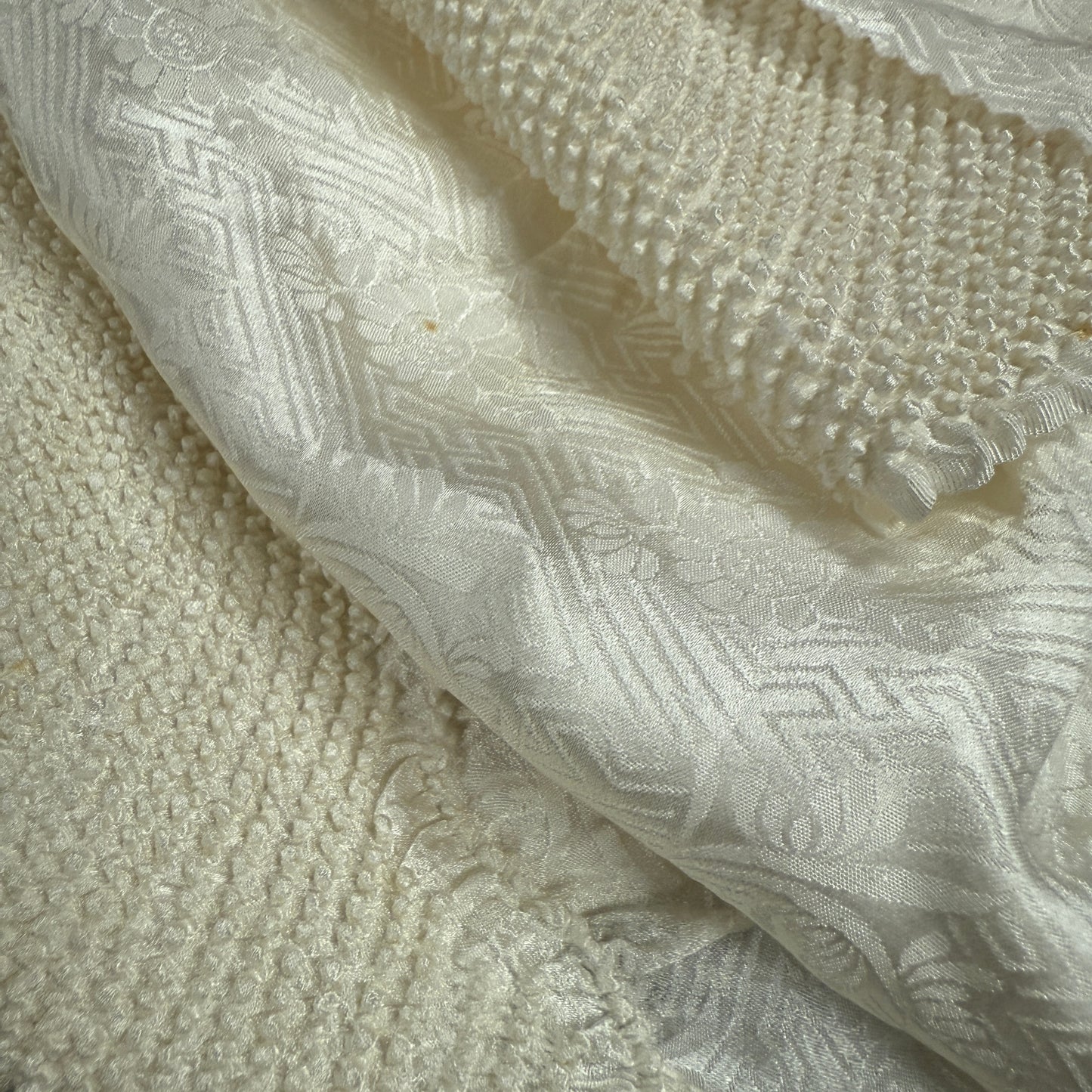 "Ivory Elegance" Obiage Obijime Set