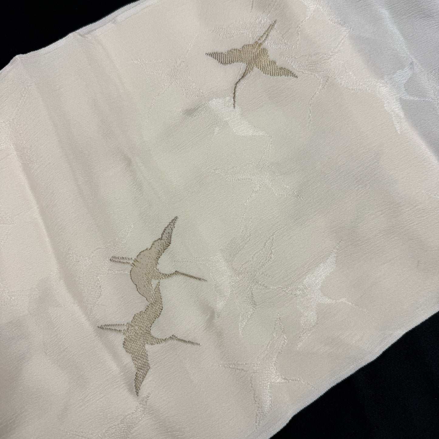 "Shimmering Cranes" Obiage Obijime Set