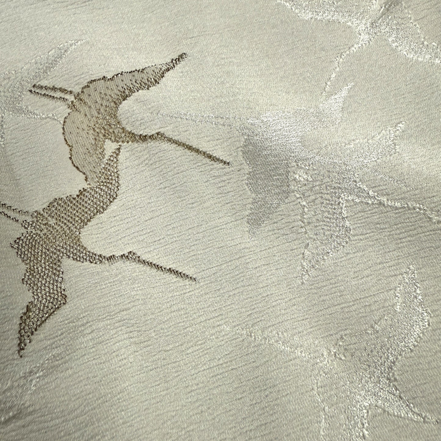 "Shimmering Cranes" Obiage Obijime Set