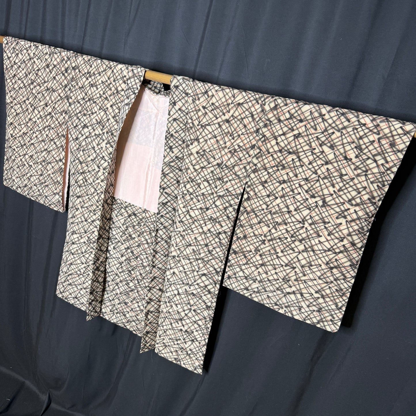 "Mid-Century Sketch" Vintage Haori Jacket