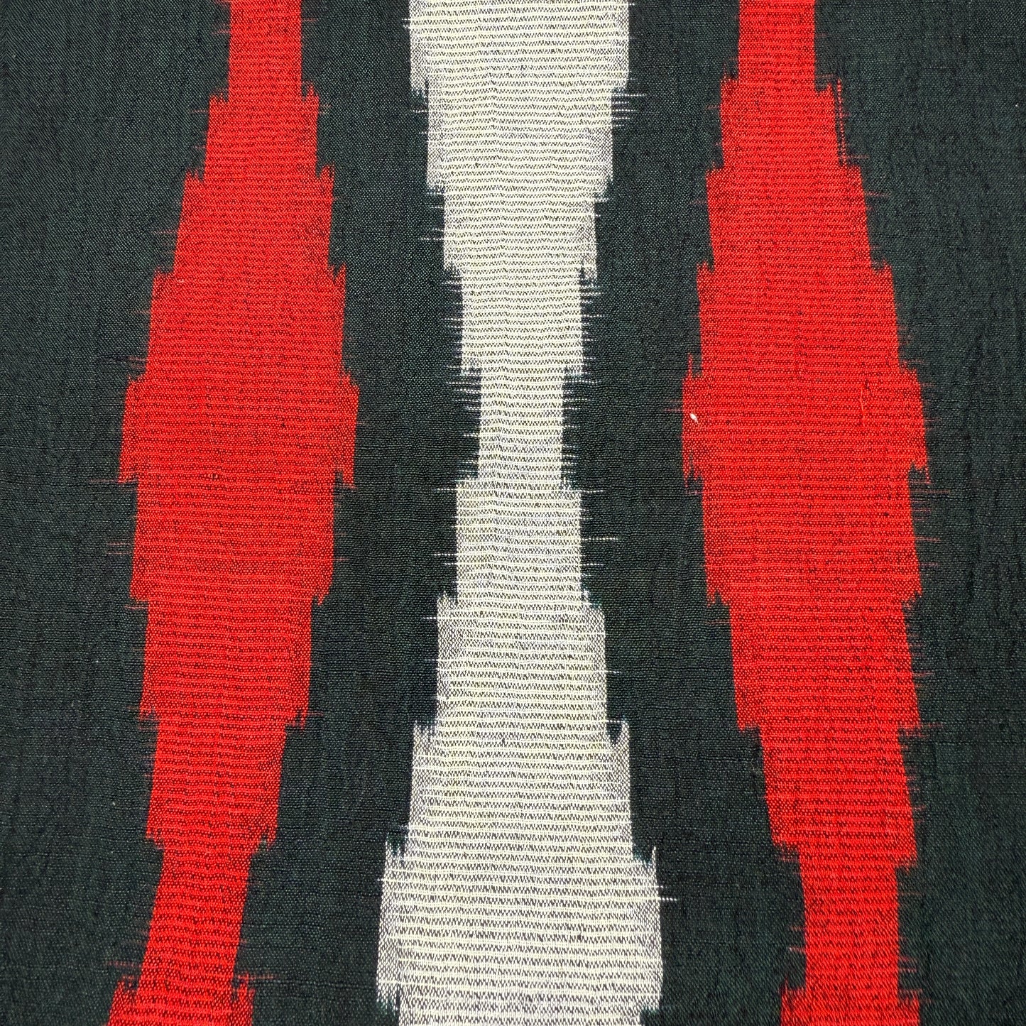 "Christmas Ikat" Vintage Kimono Yardage