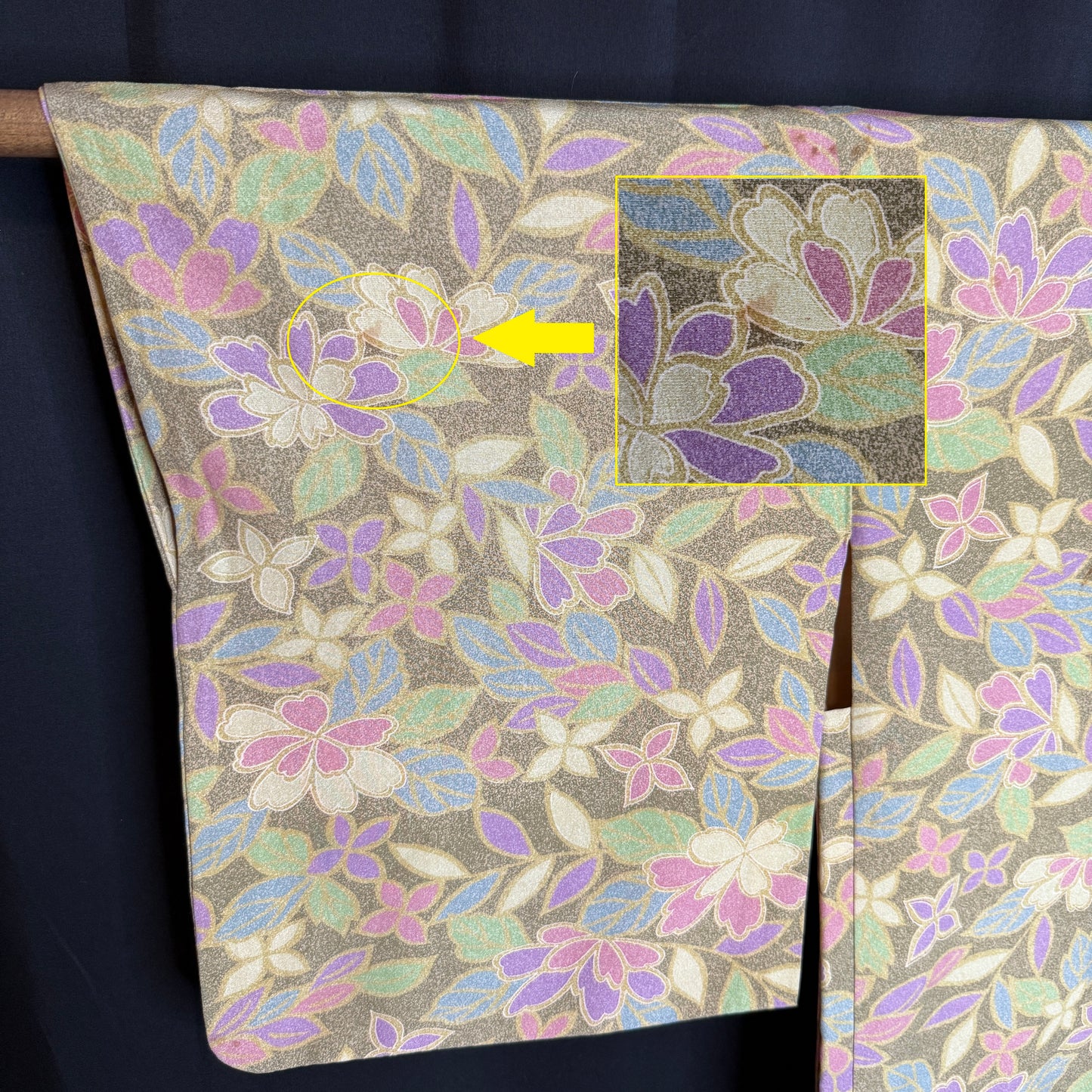 "Pastel Garden" Vintage Haori