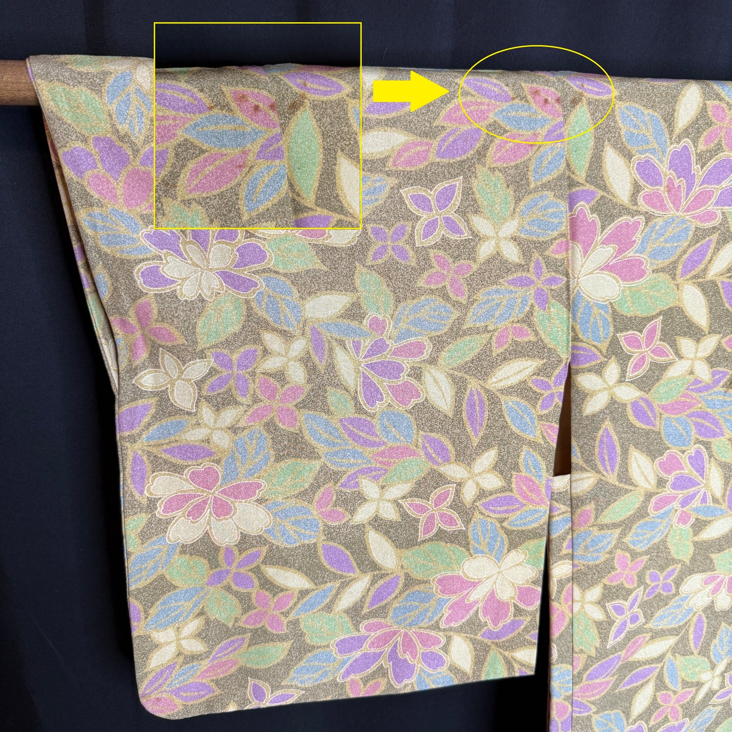 "Pastel Garden" Vintage Haori