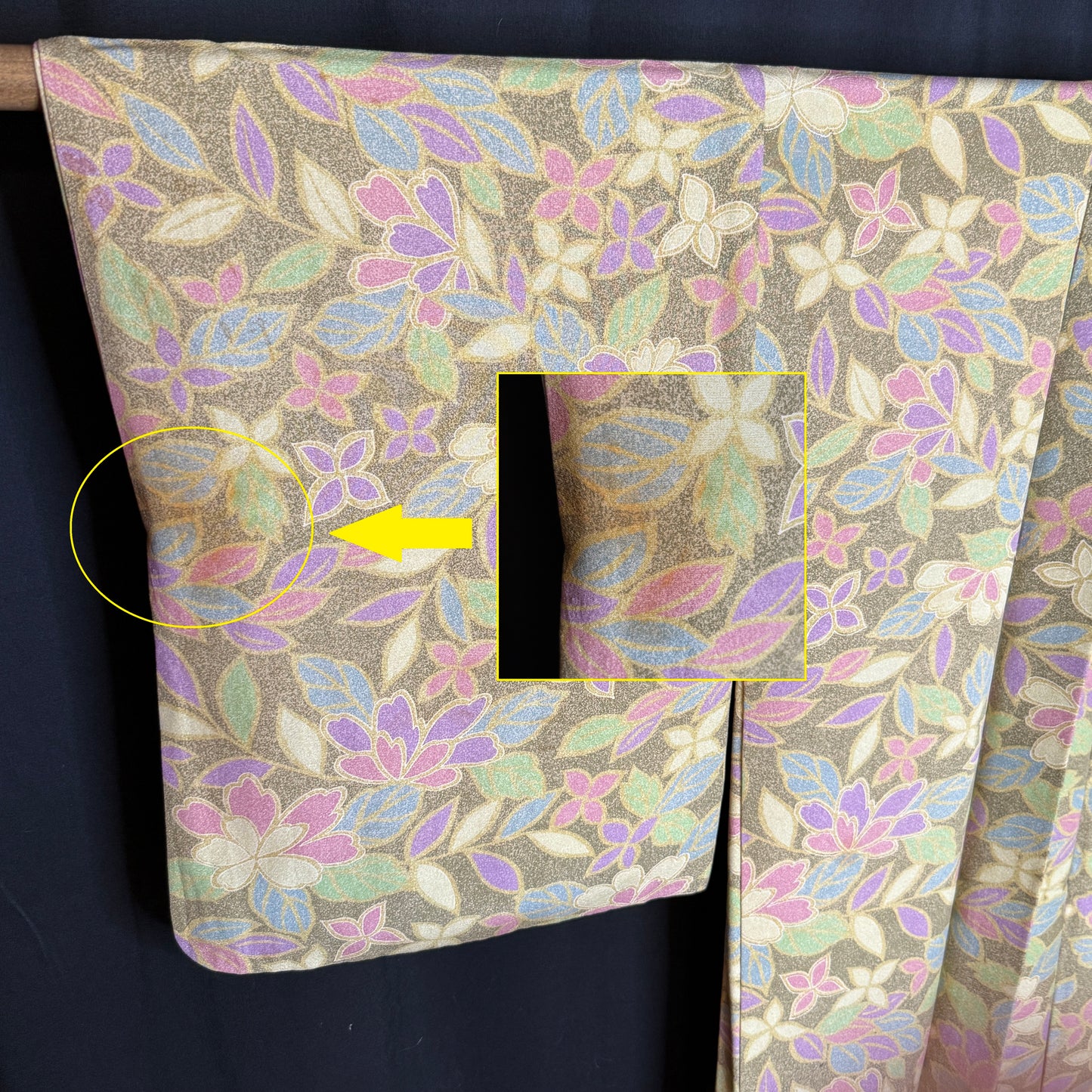 "Pastel Garden" Vintage Haori