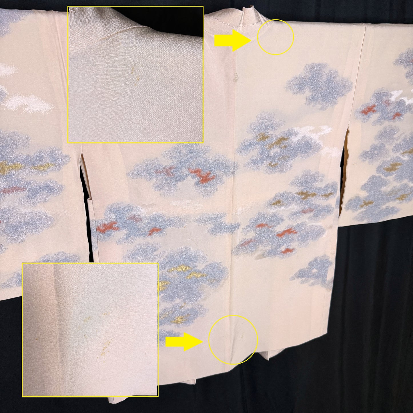 "Sunrise Clouds" Vintage Haori