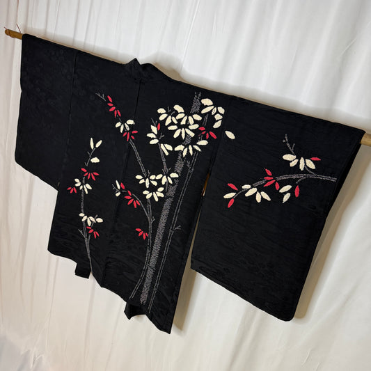 "Shibori Bamboo" Vintage Haori