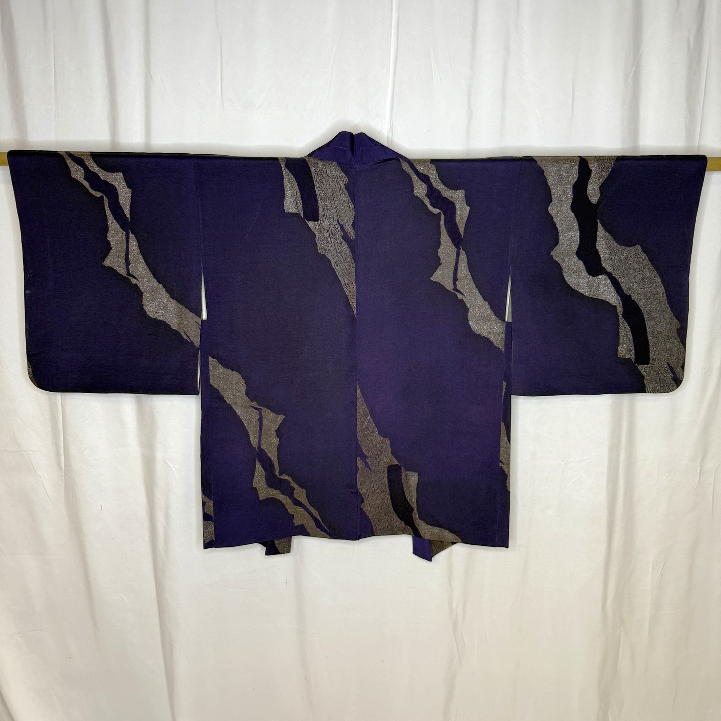 "Silver Currents" Vintage Haori