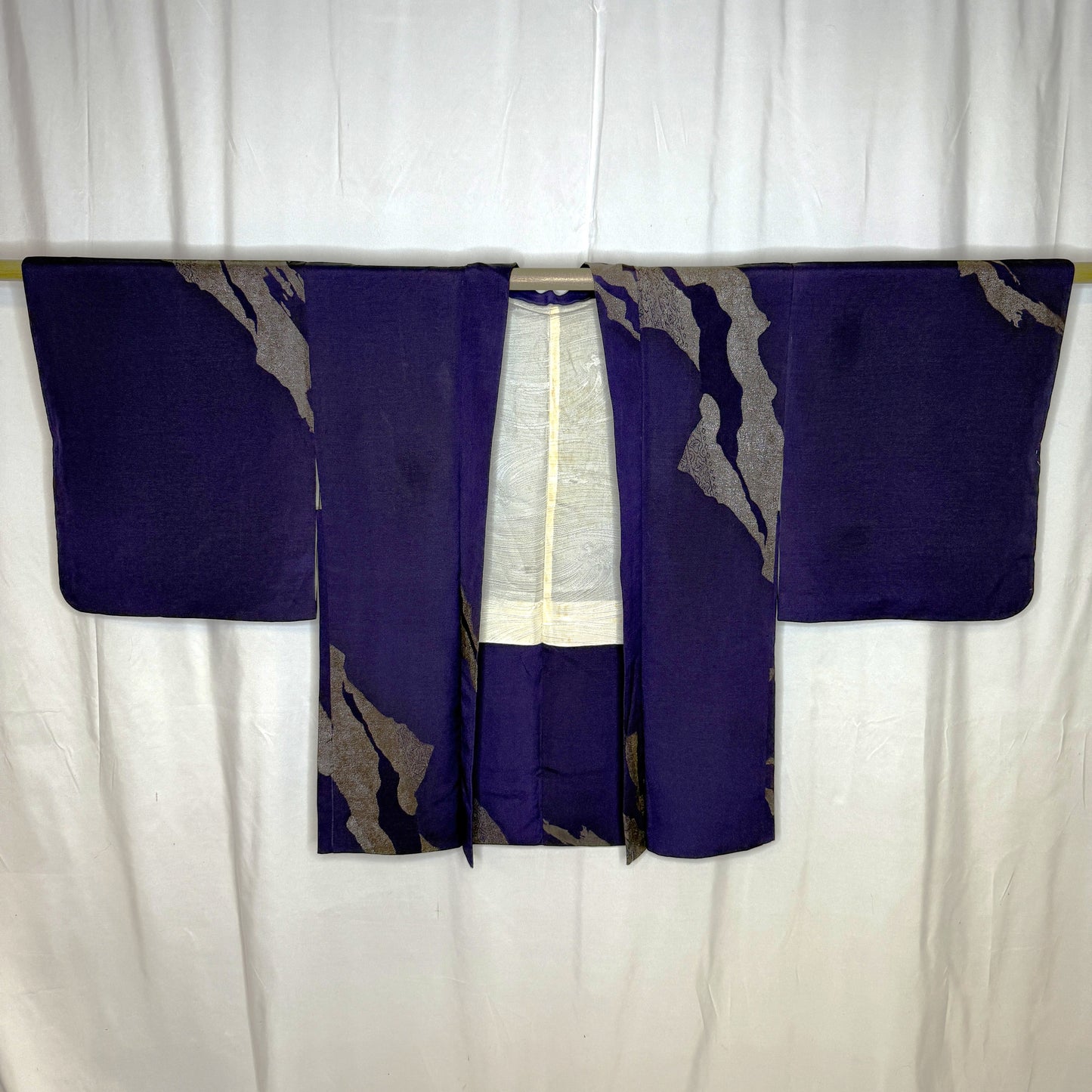 "Silver Currents" Vintage Haori