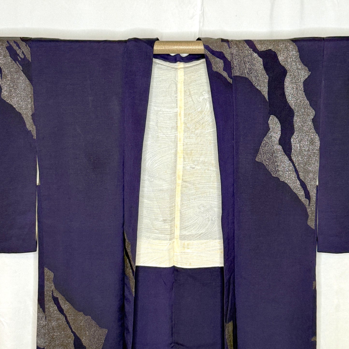 "Silver Currents" Vintage Haori