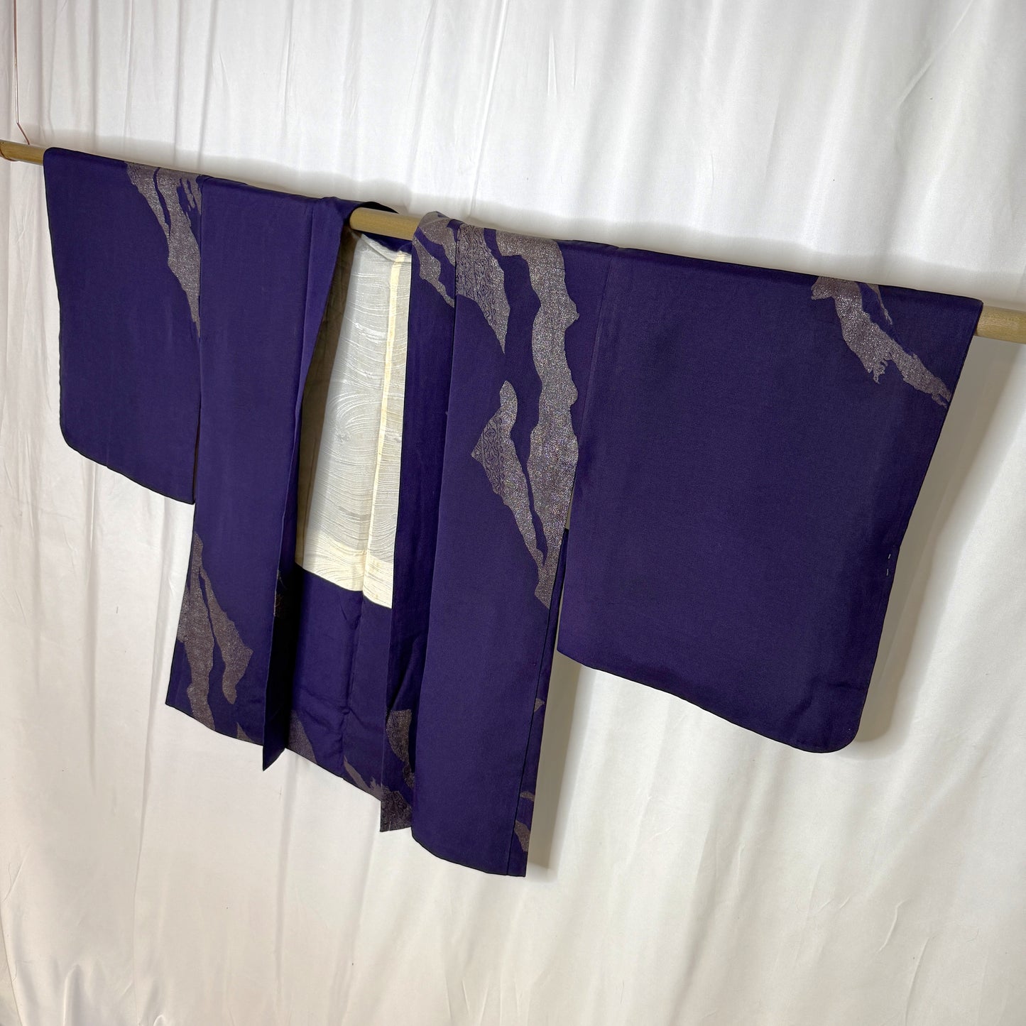 "Silver Currents" Vintage Haori