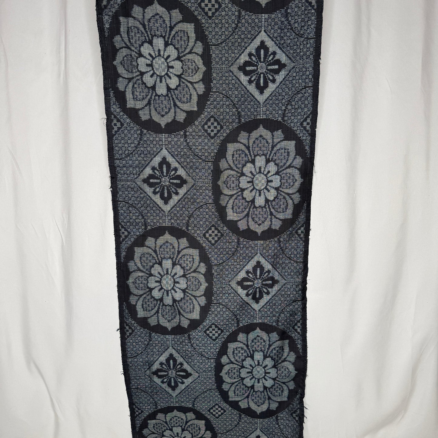 "Twilight Weave" Vintage Kimono Yardage