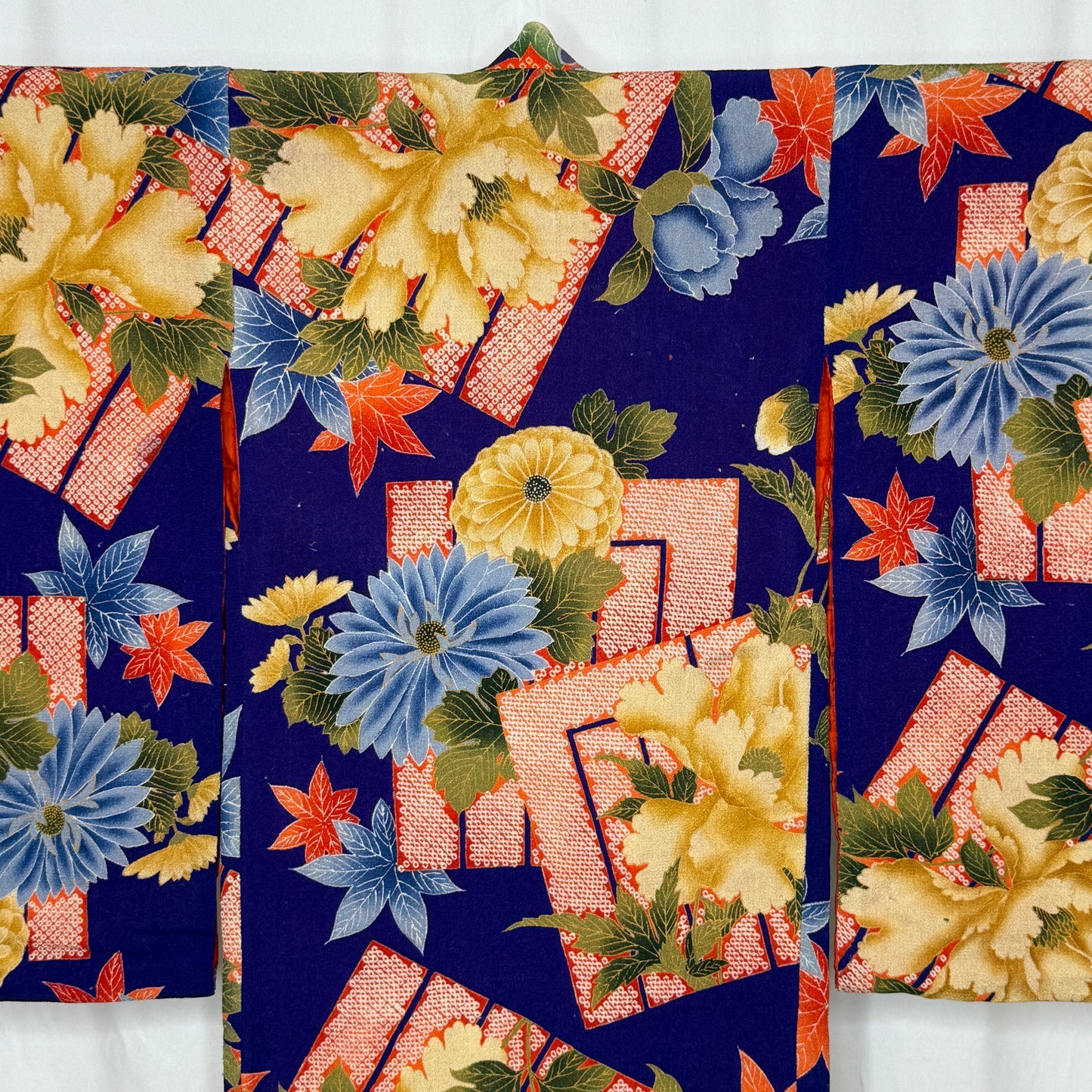 "Seasonal Charm" Antique Girl's Kimono