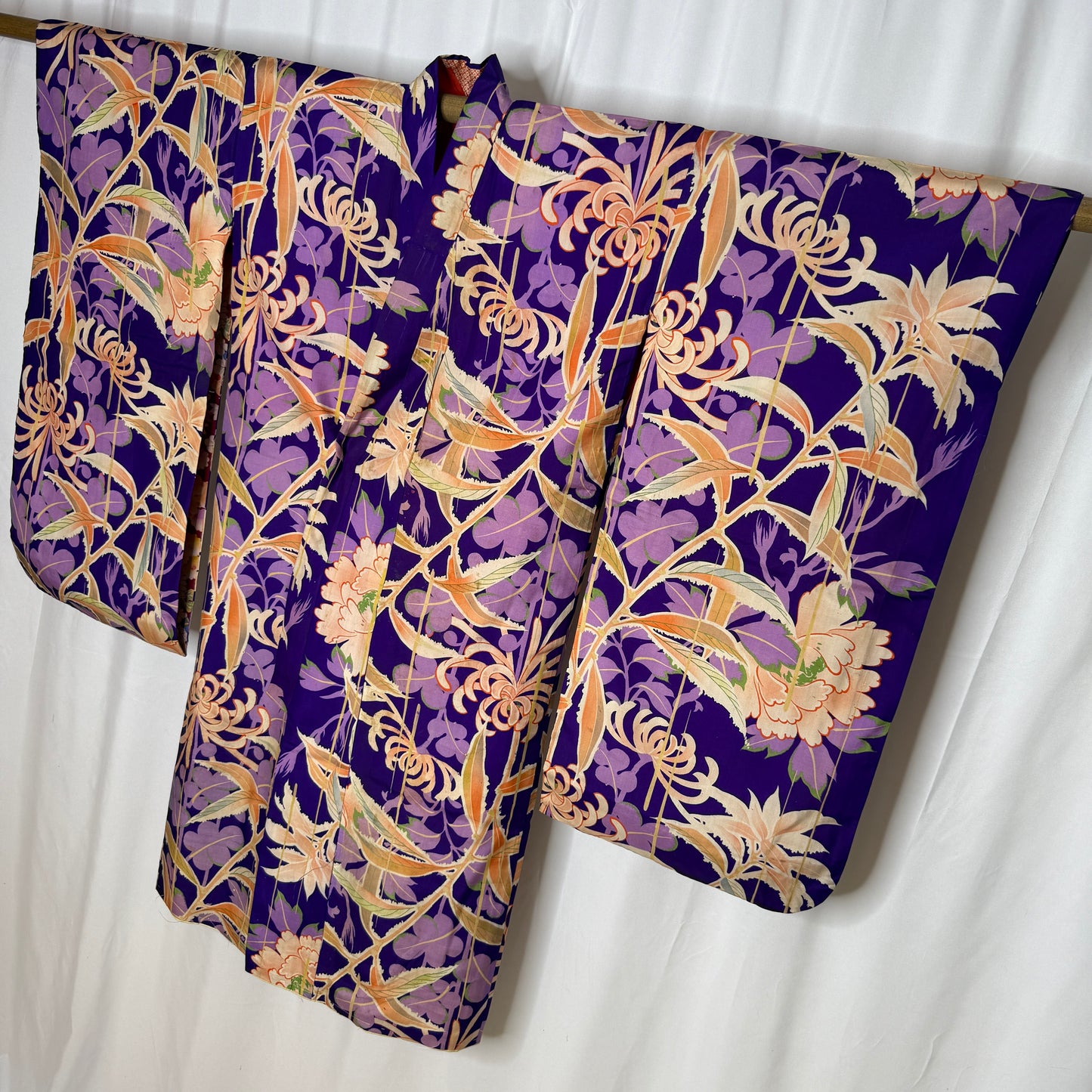 "Chrysanthemum Flair" Antique Girl's Kimono