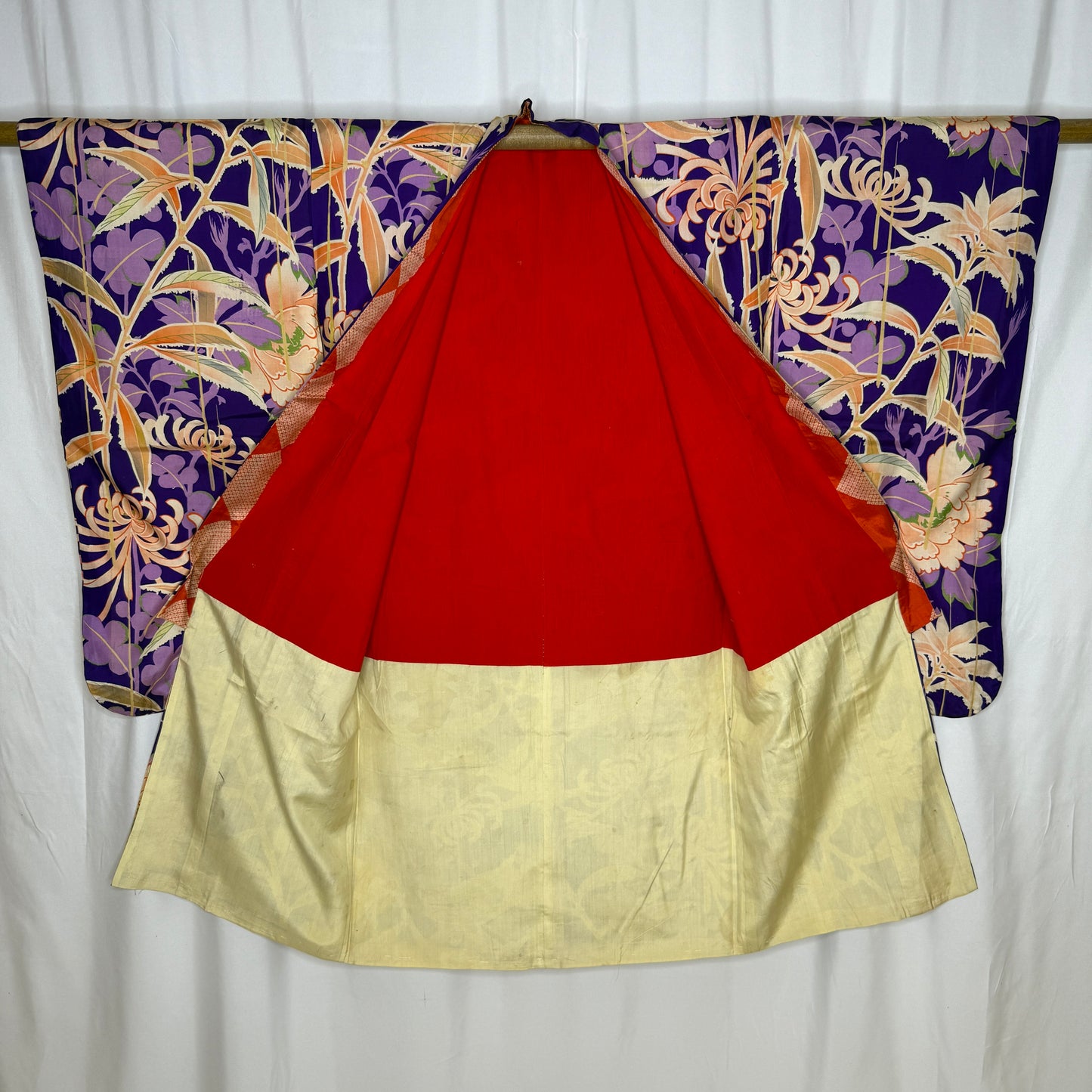 "Chrysanthemum Flair" Antique Girl's Kimono