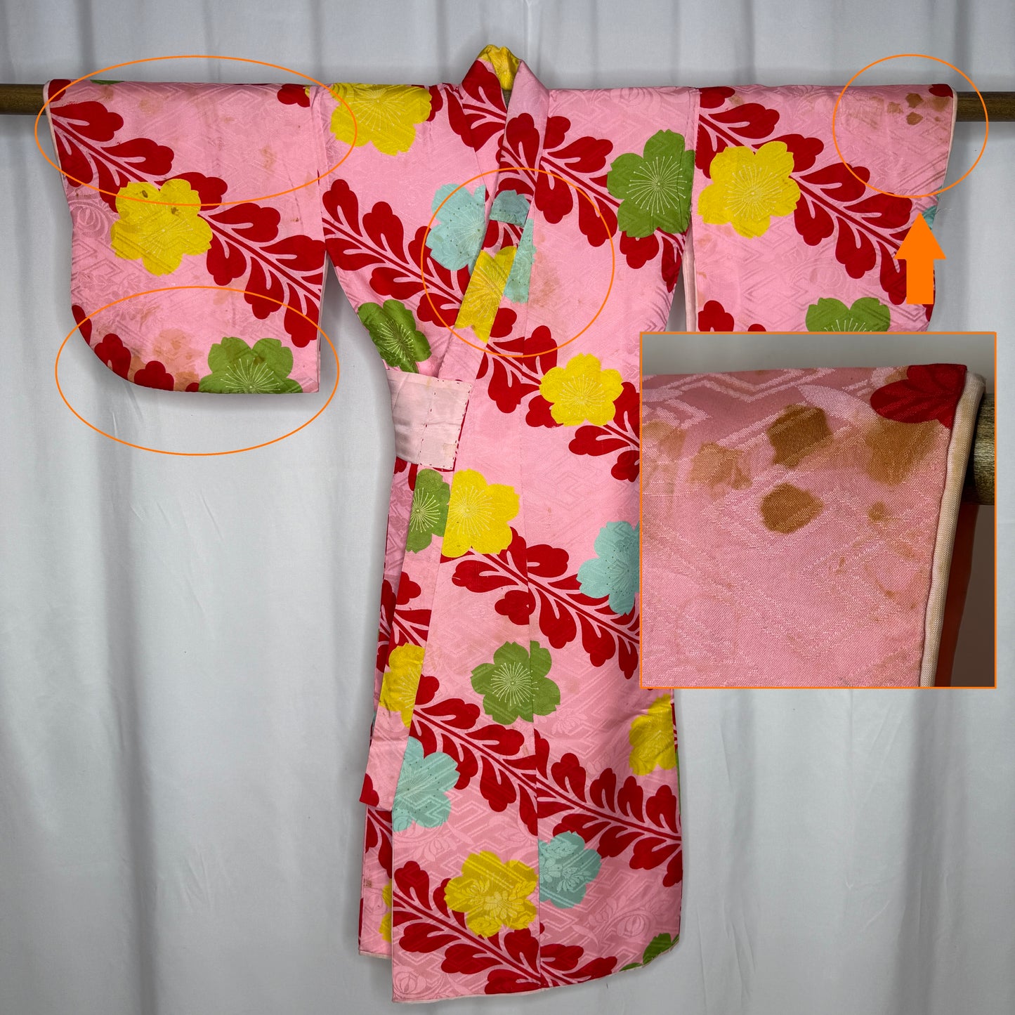 "Padded Pink" Vintage Girl's Kimono and Vest