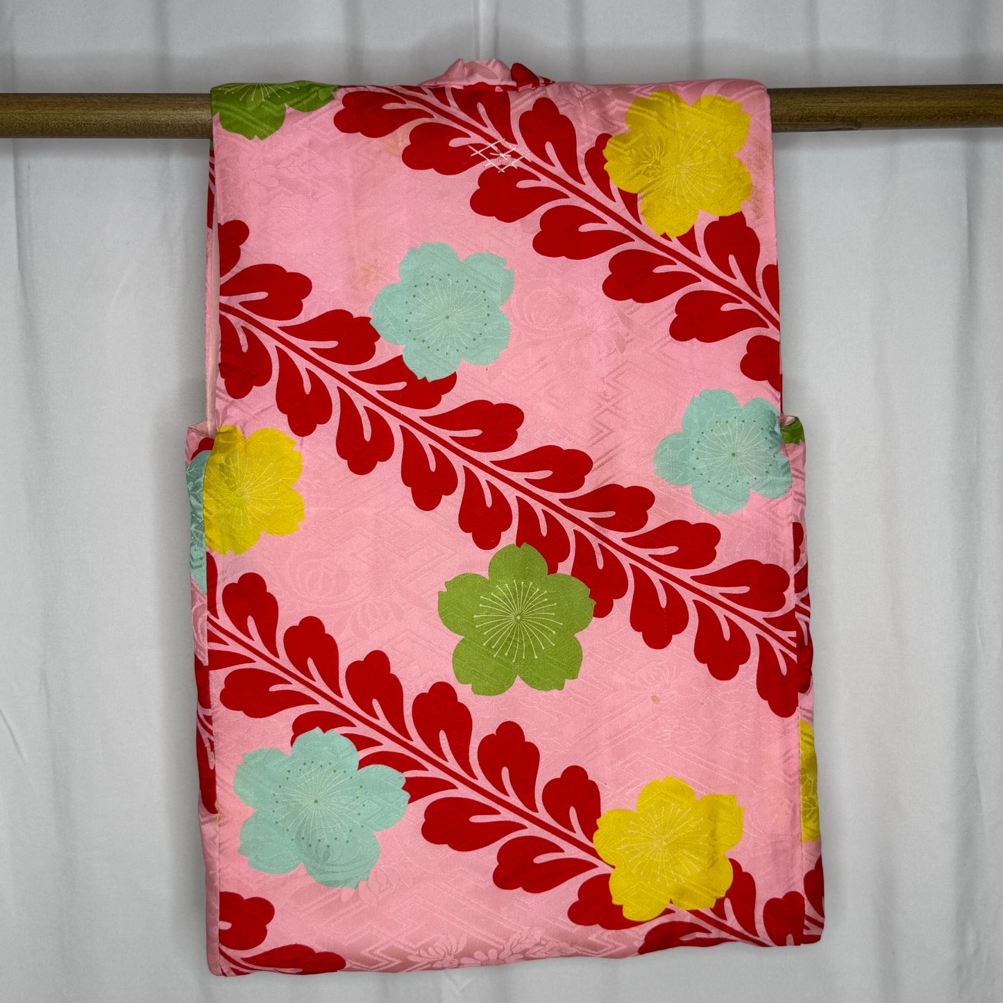 "Padded Pink" Vintage Girl's Kimono and Vest