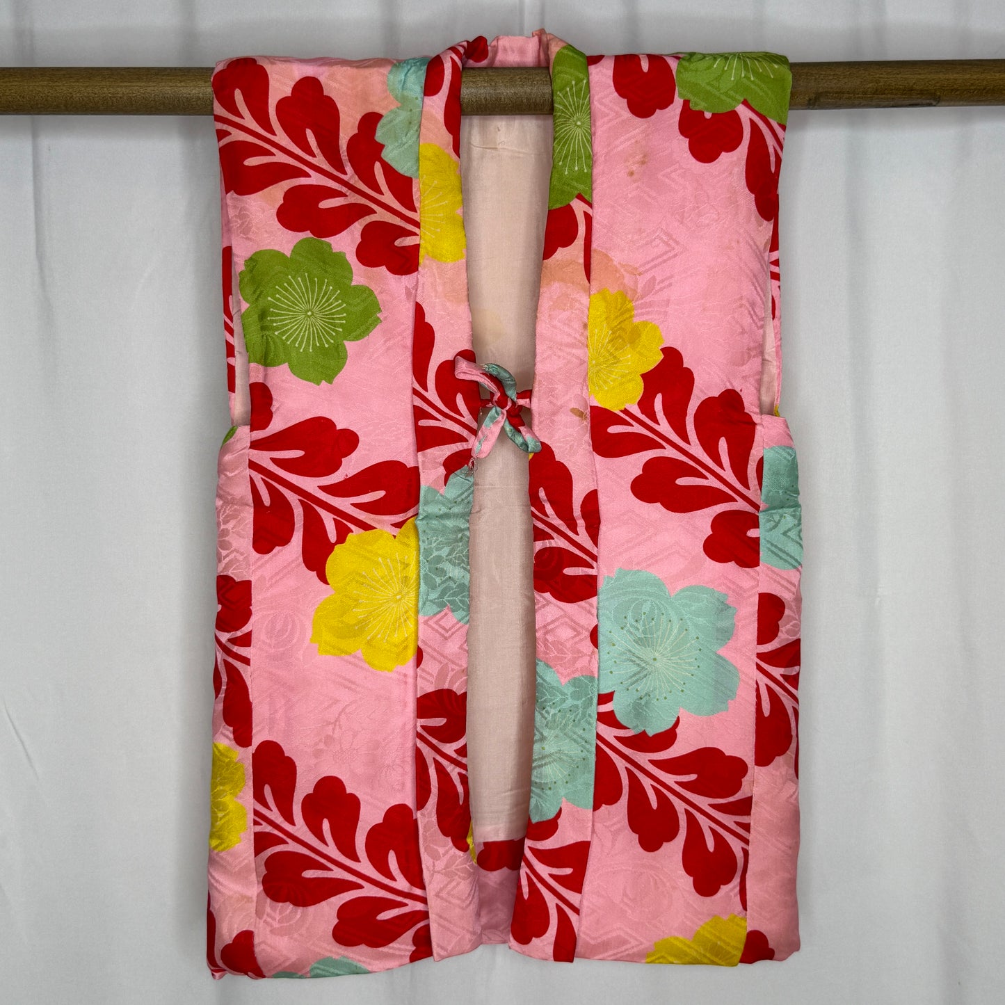 "Padded Pink" Vintage Girl's Kimono and Vest