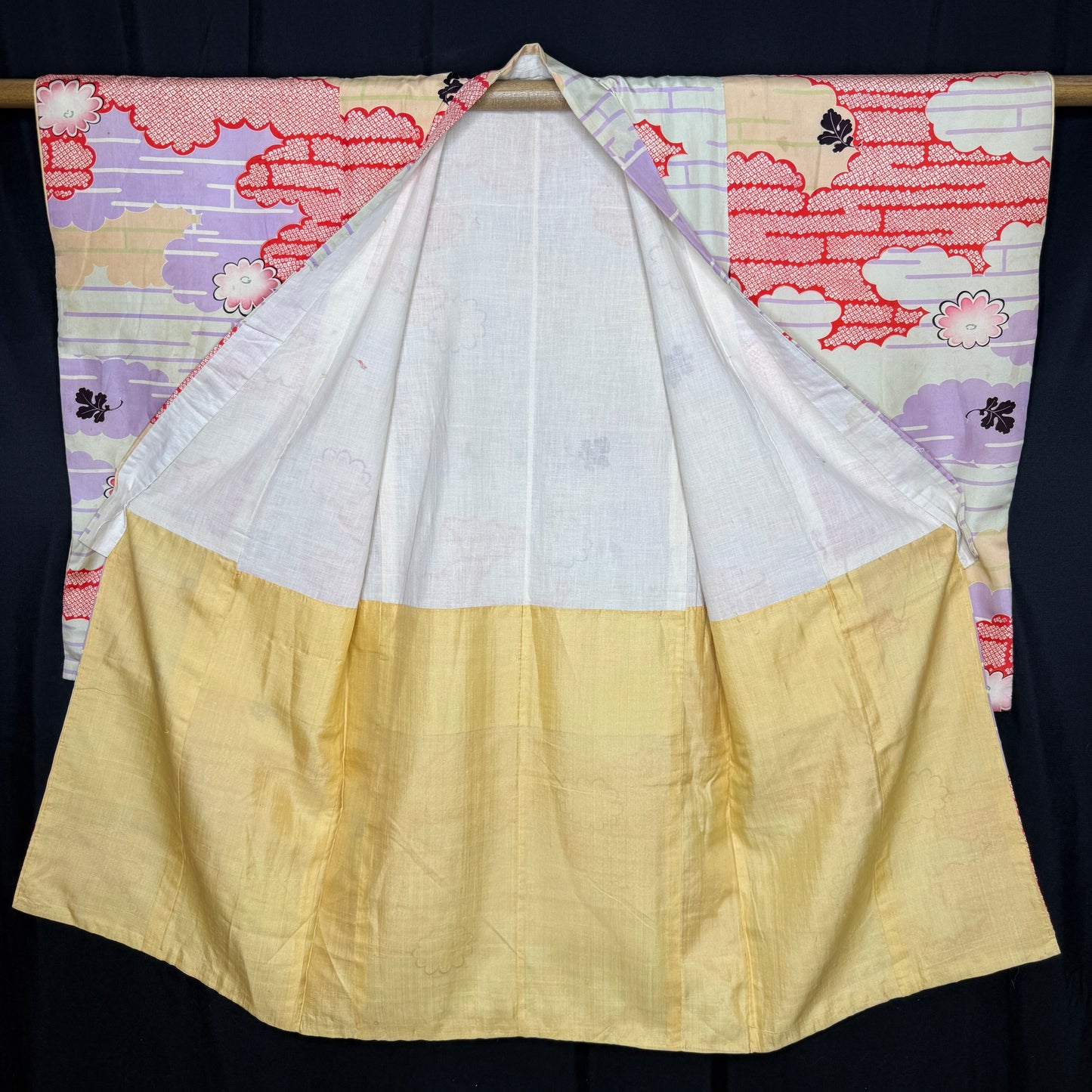 "Pastel Horizon" Vintage Girl's Kimono