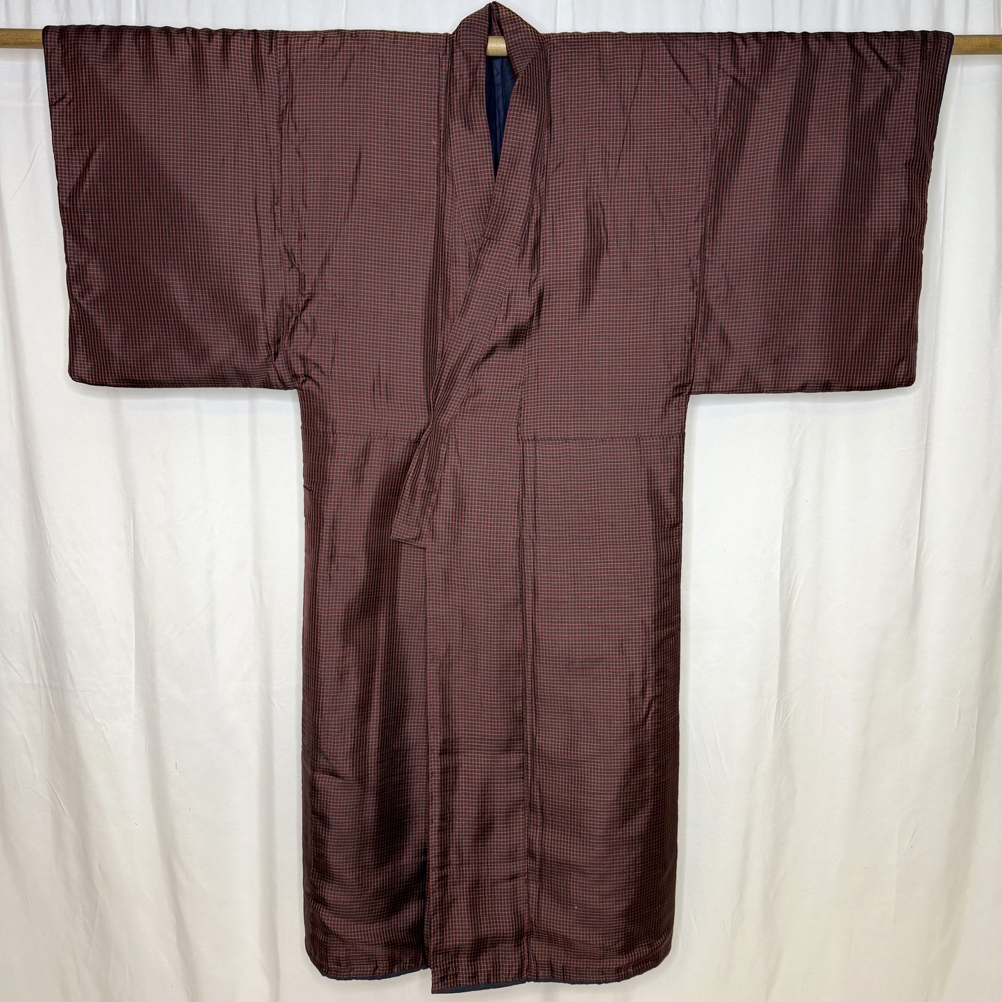 "Checkers" Man's Casual Kimono
