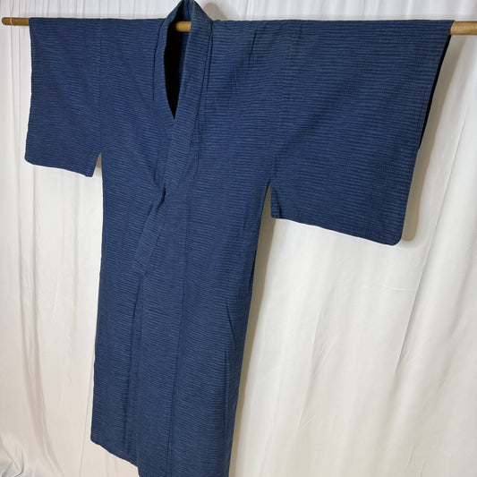 "Indigo Breeze" Man's Casual Kimono