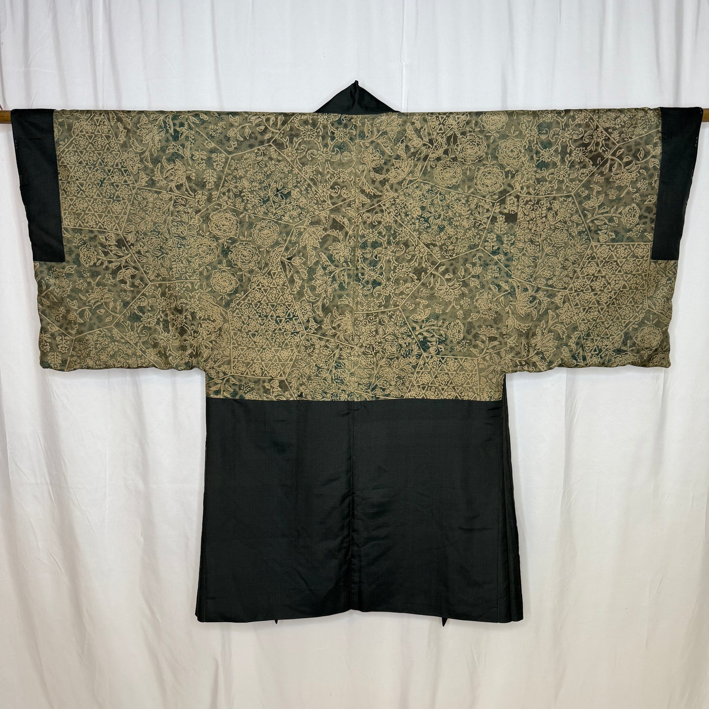 "Floral Mosaic" Vintage Man's Haori