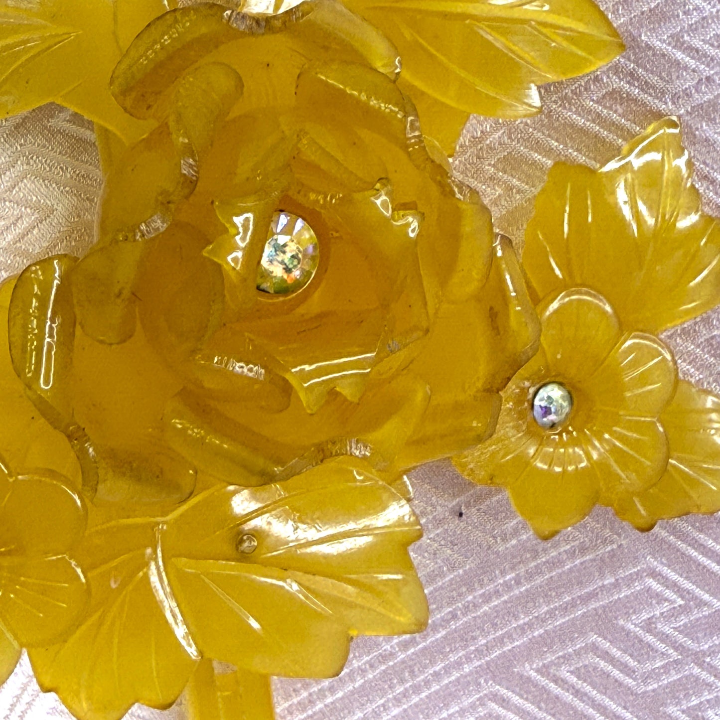 "Peony Single Hirauchi" Vintage Kanzashi
