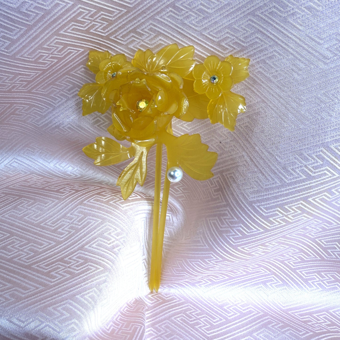 "Peony Hirauchi" Vintage Kanzashi