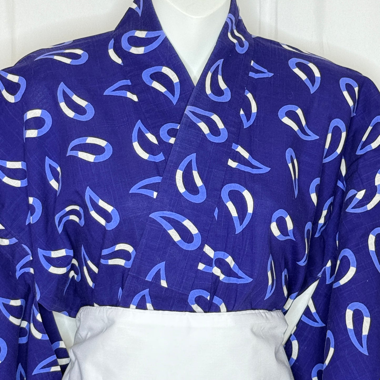 "Summer Rain" Vintage Japanese Yukata