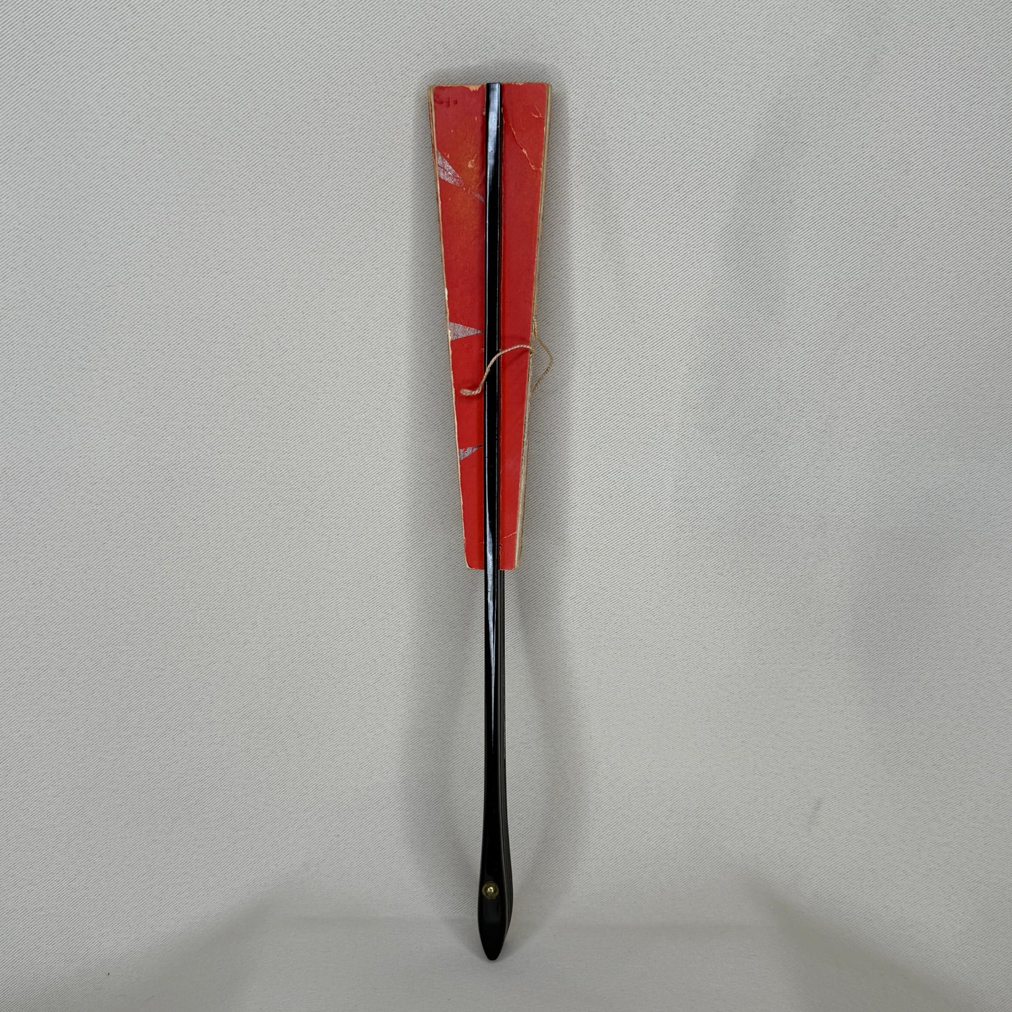 "Silver Bamboo" Vintage Dance Folding Fan