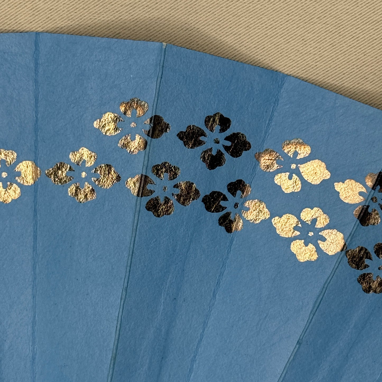 "Sky Petals" Vintage Dance Folding Fan