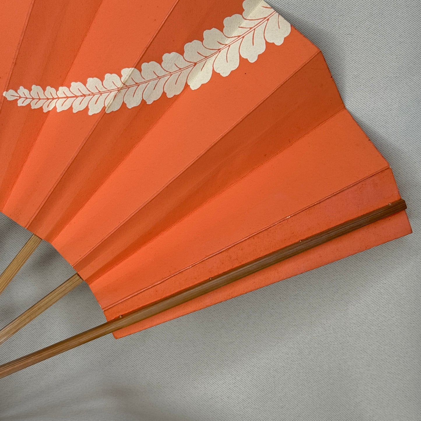"Autumn Fern" Vintage Dance Folding Fan