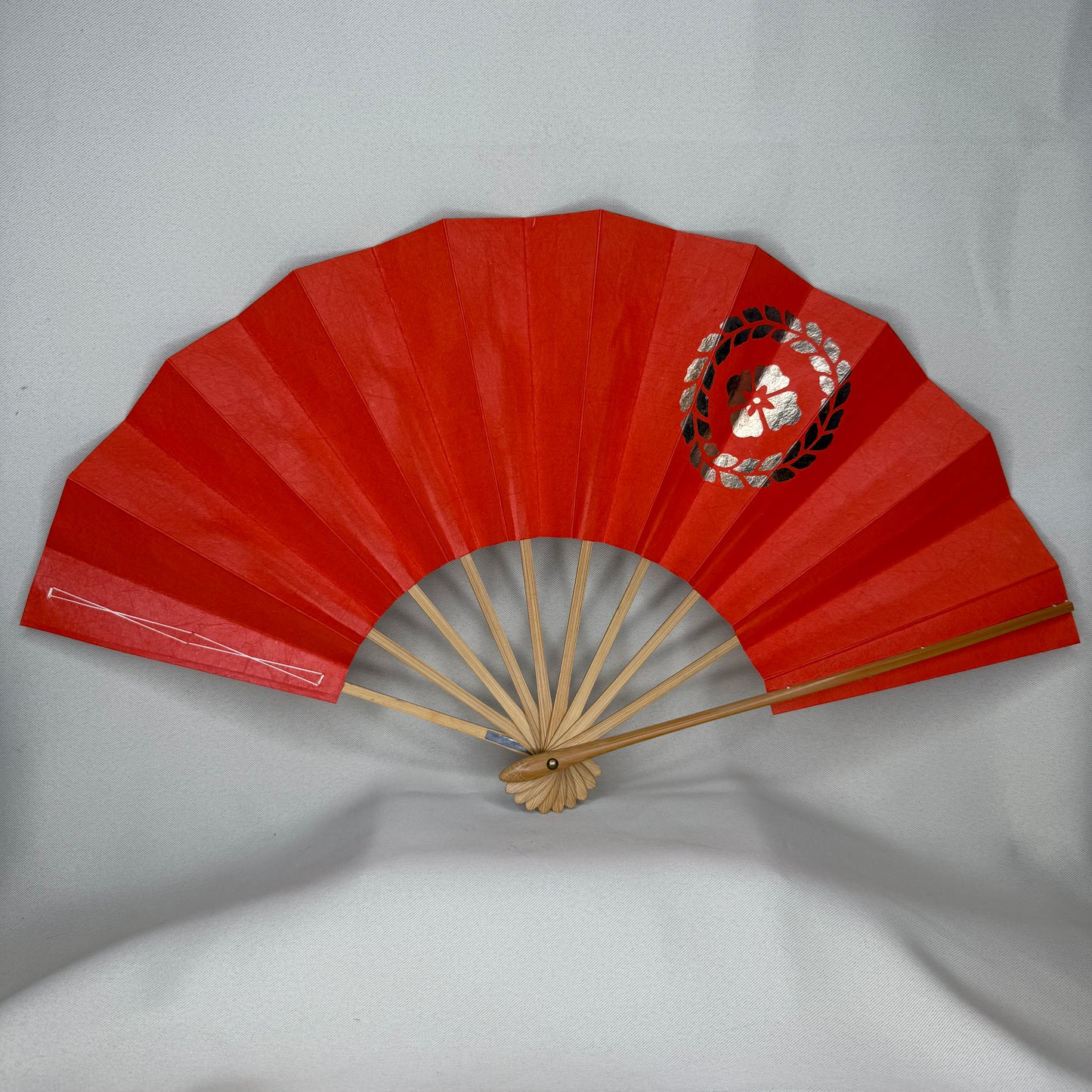 "Seiun Laurel" Vintage Dance Folding Fan