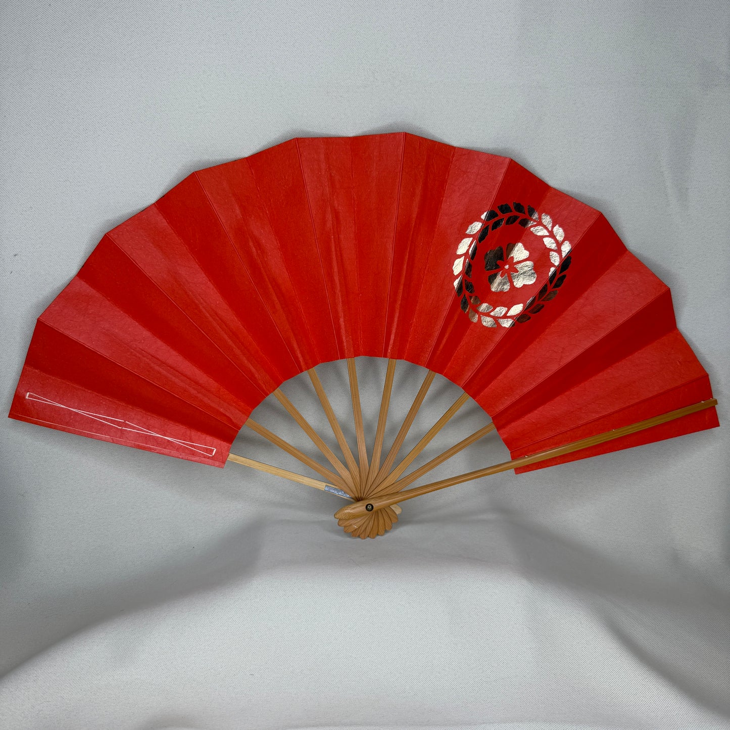 "Seiun Laurel" Vintage Dance Folding Fan
