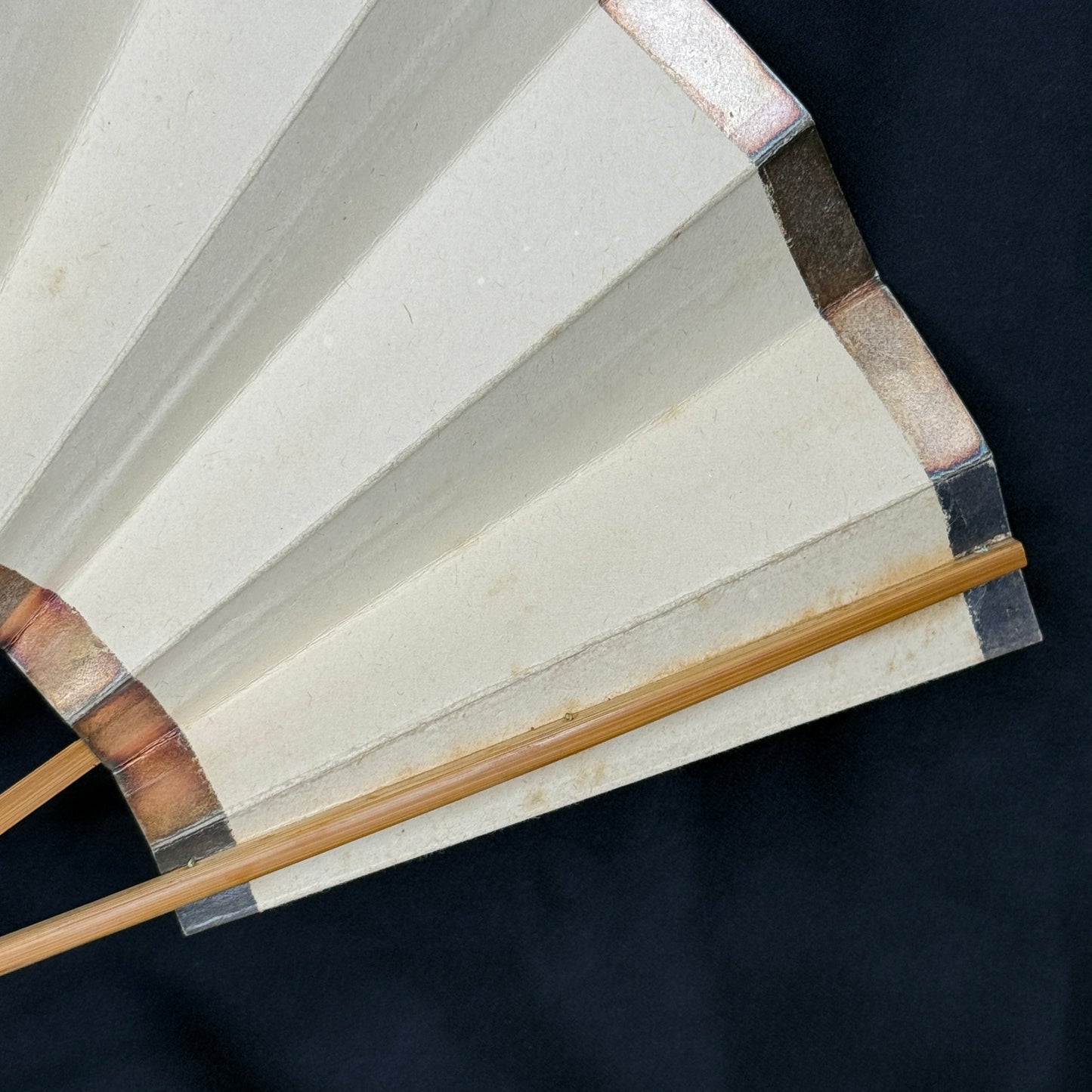 "Quiet Frame" Vintage Dance Folding Fan