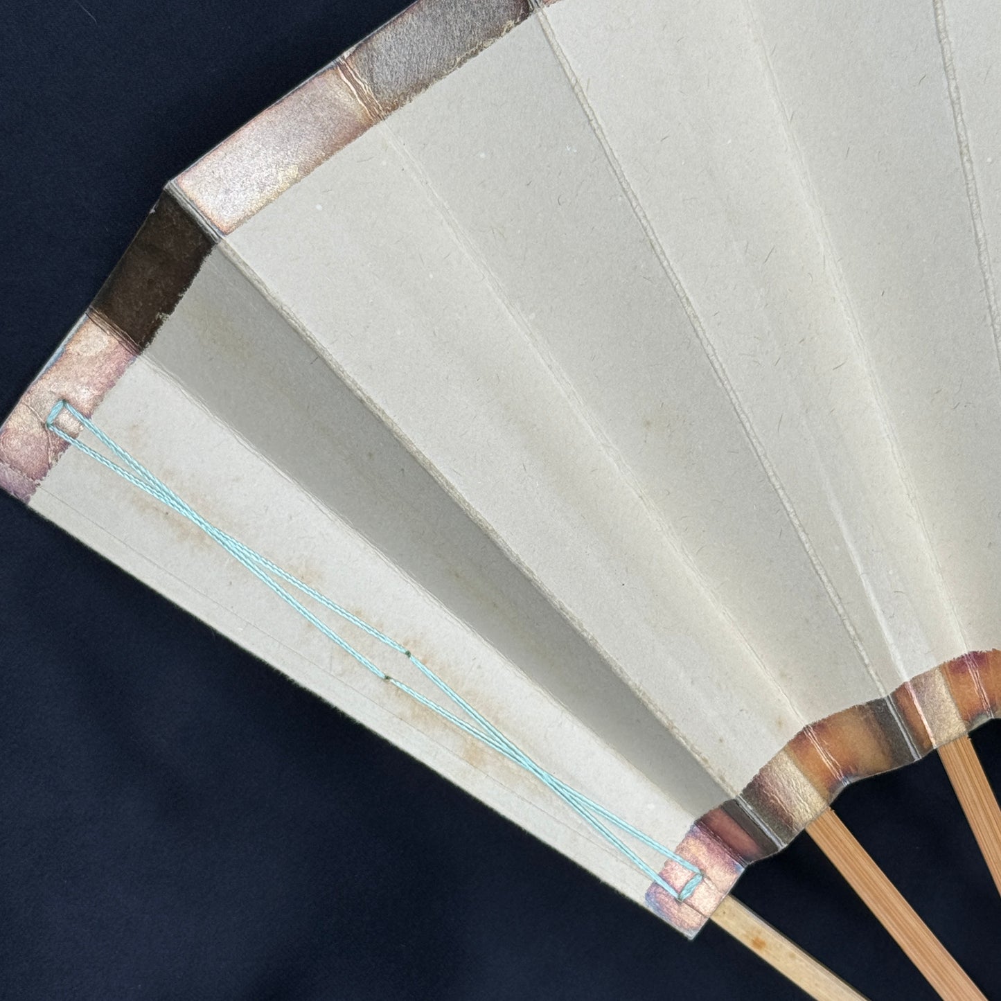 "Quiet Frame" Vintage Dance Folding Fan