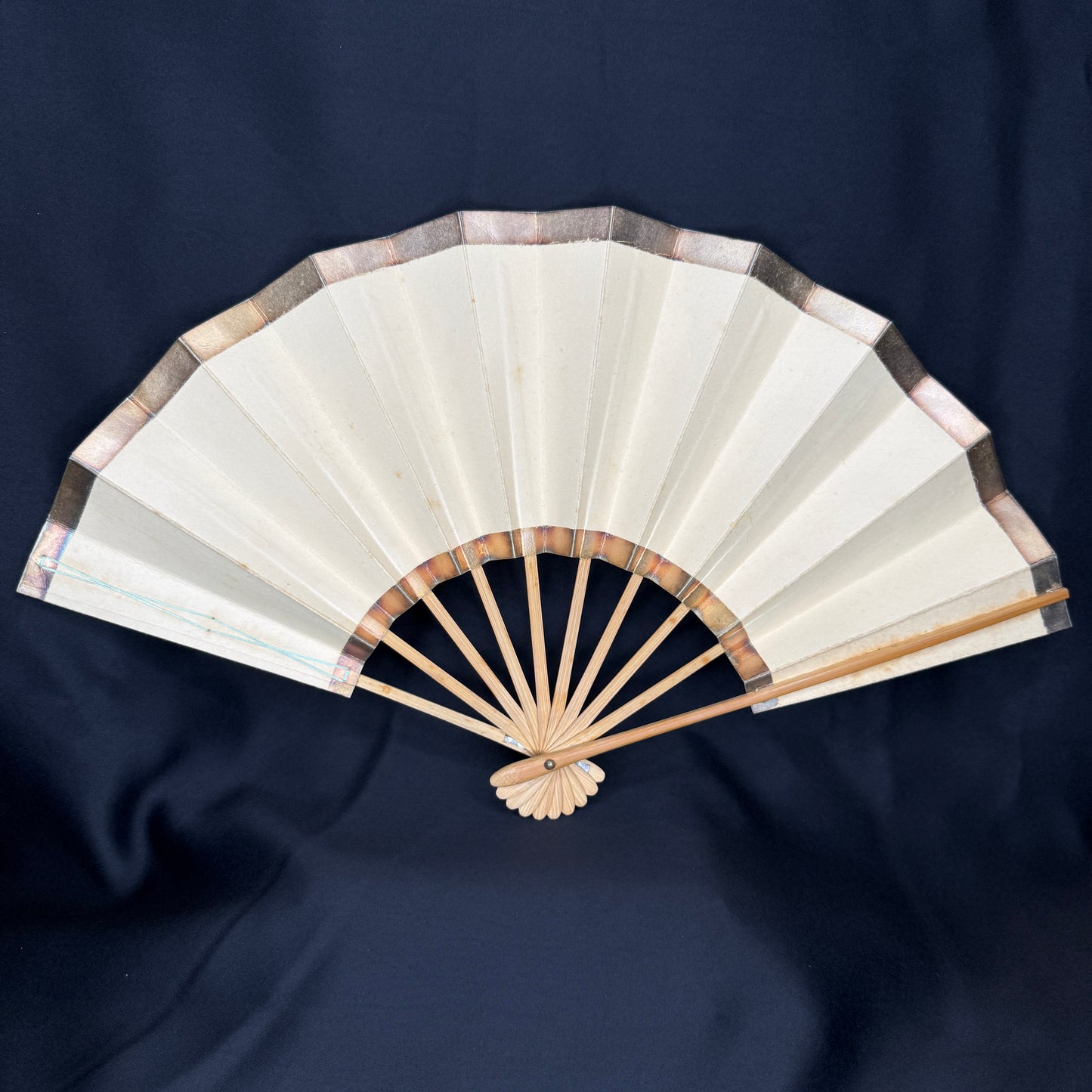 "Quiet Frame" Vintage Dance Folding Fan