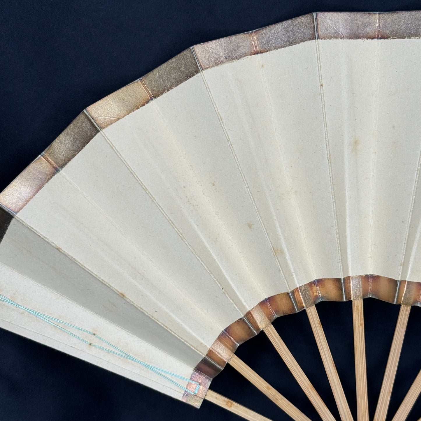"Quiet Frame" Vintage Dance Folding Fan