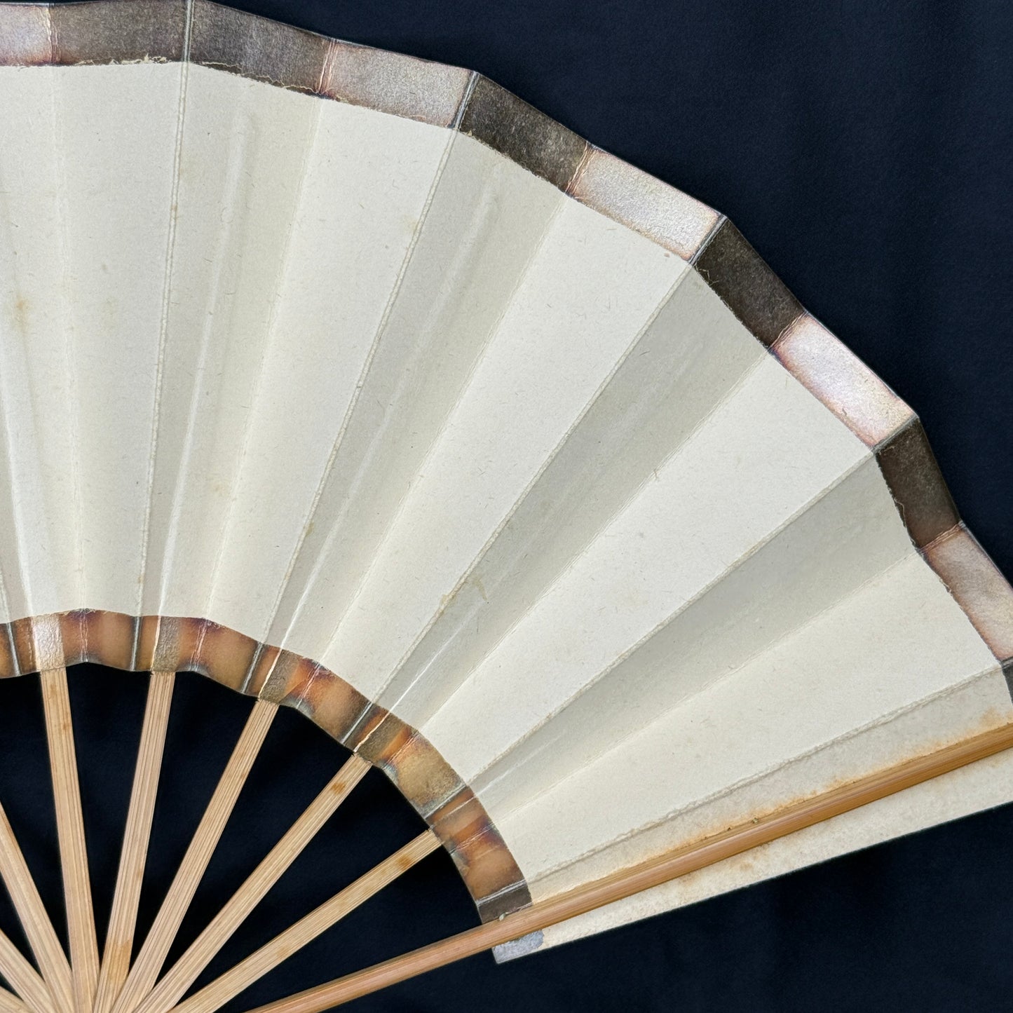 "Quiet Frame" Vintage Dance Folding Fan
