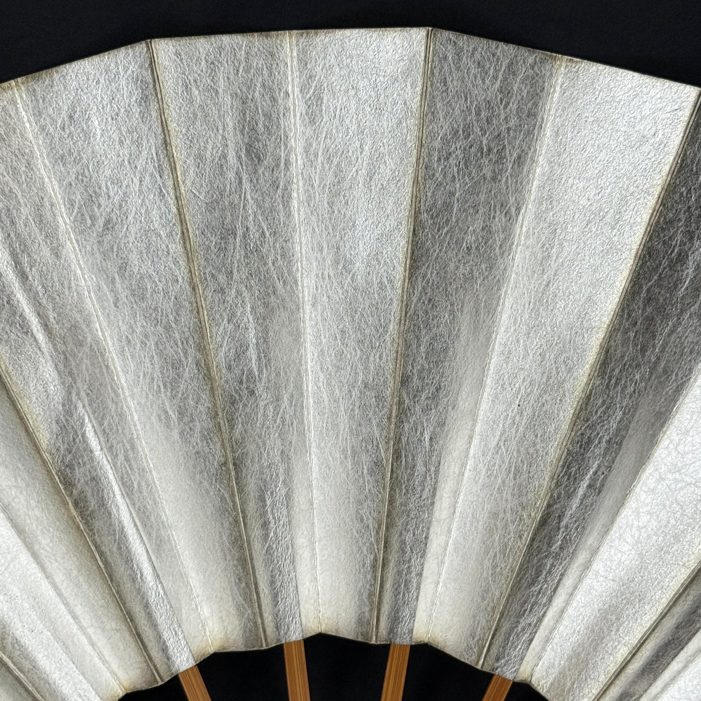 "Silver Veil" Vintage Dance Folding Fan