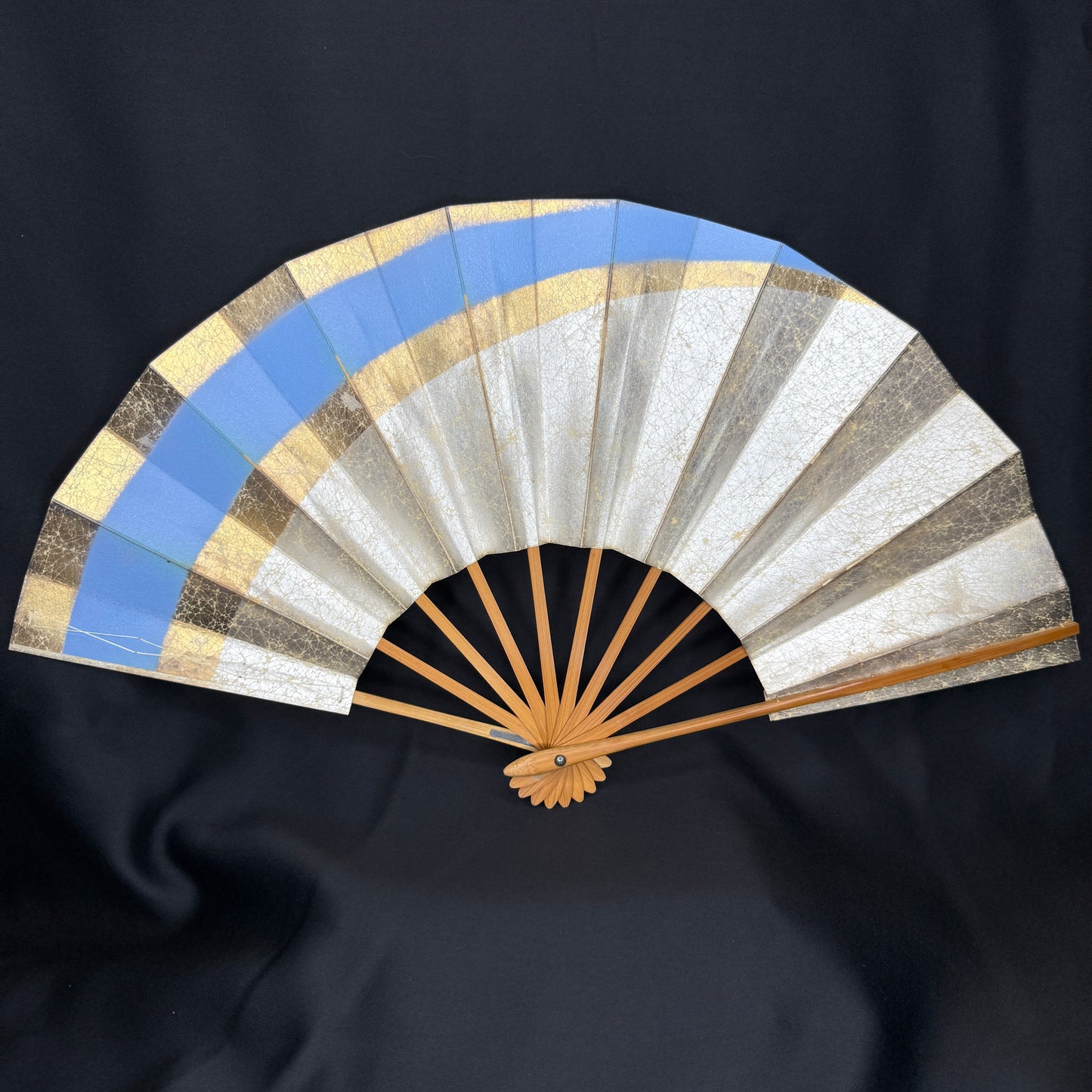 "Sky Path" Vintage Dance Folding Fan