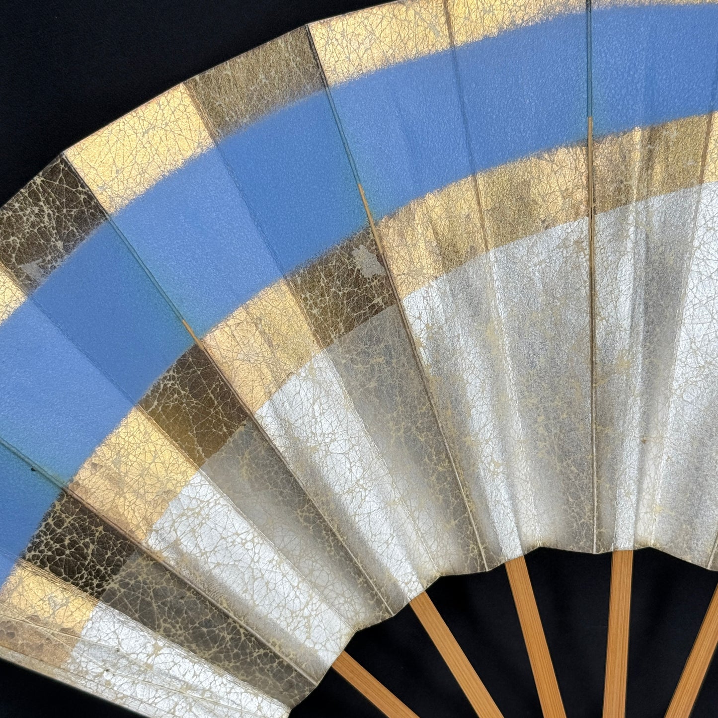 "Sky Path" Vintage Dance Folding Fan