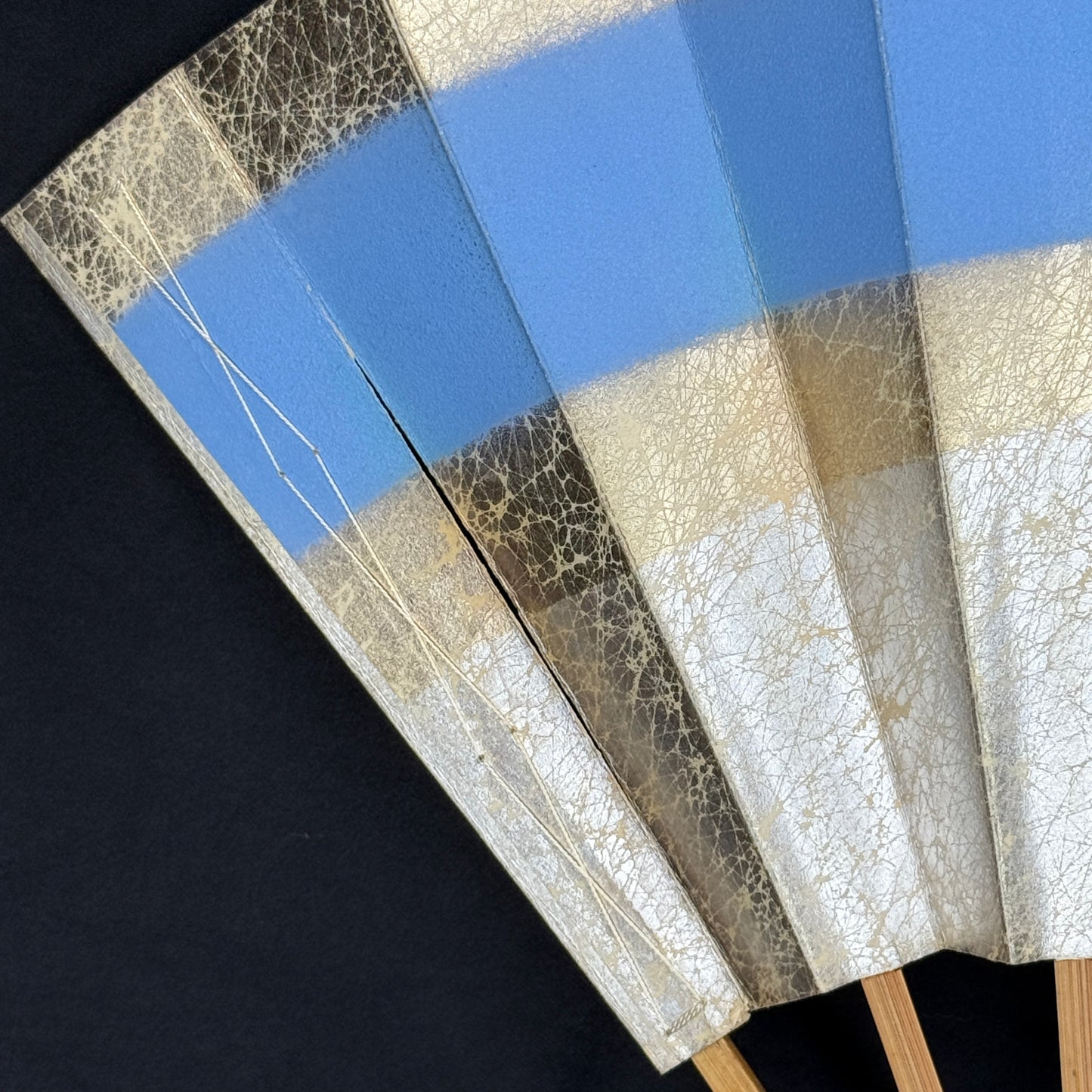 "Sky Path" Vintage Dance Folding Fan
