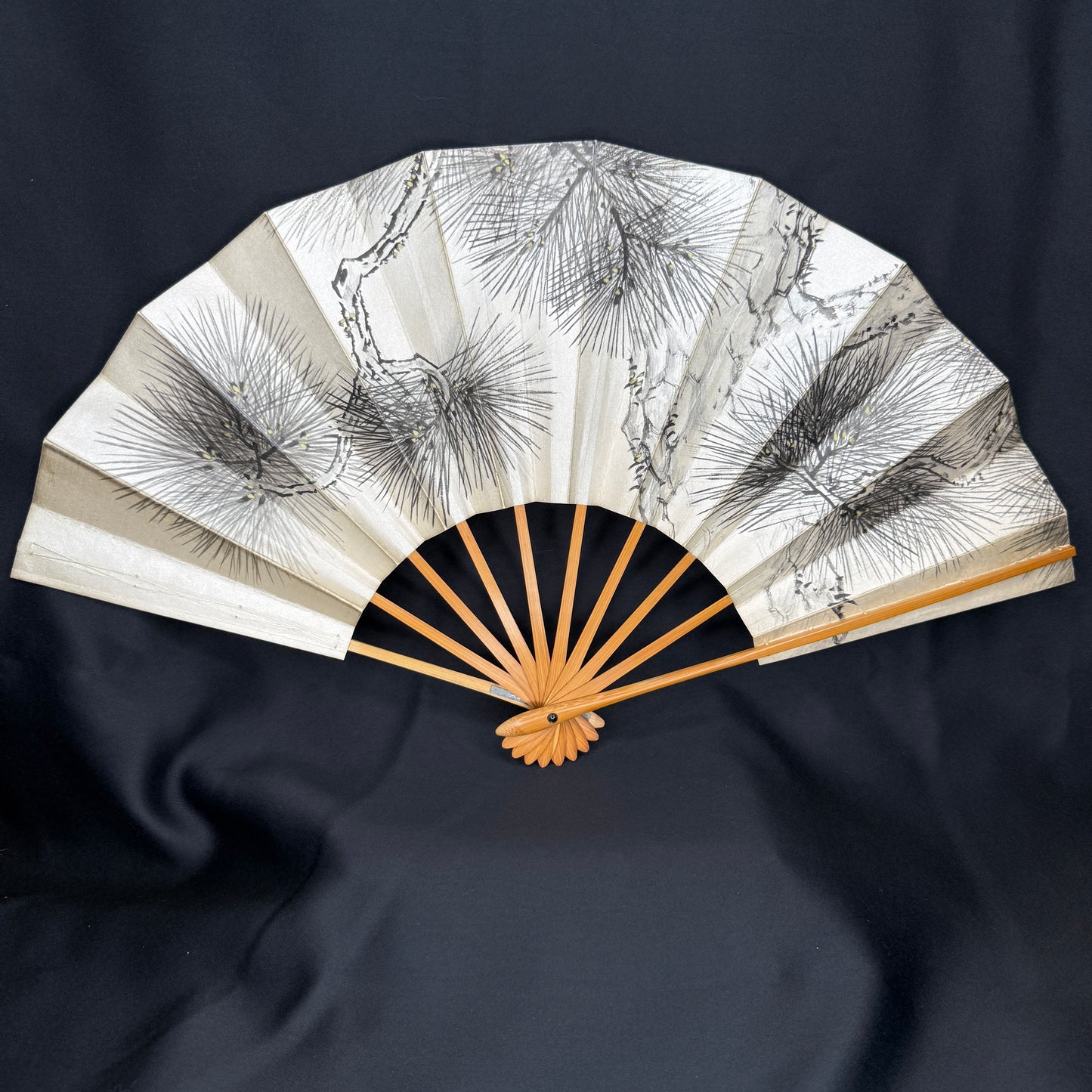 "Matsu Art" Vintage Dance Folding Fan