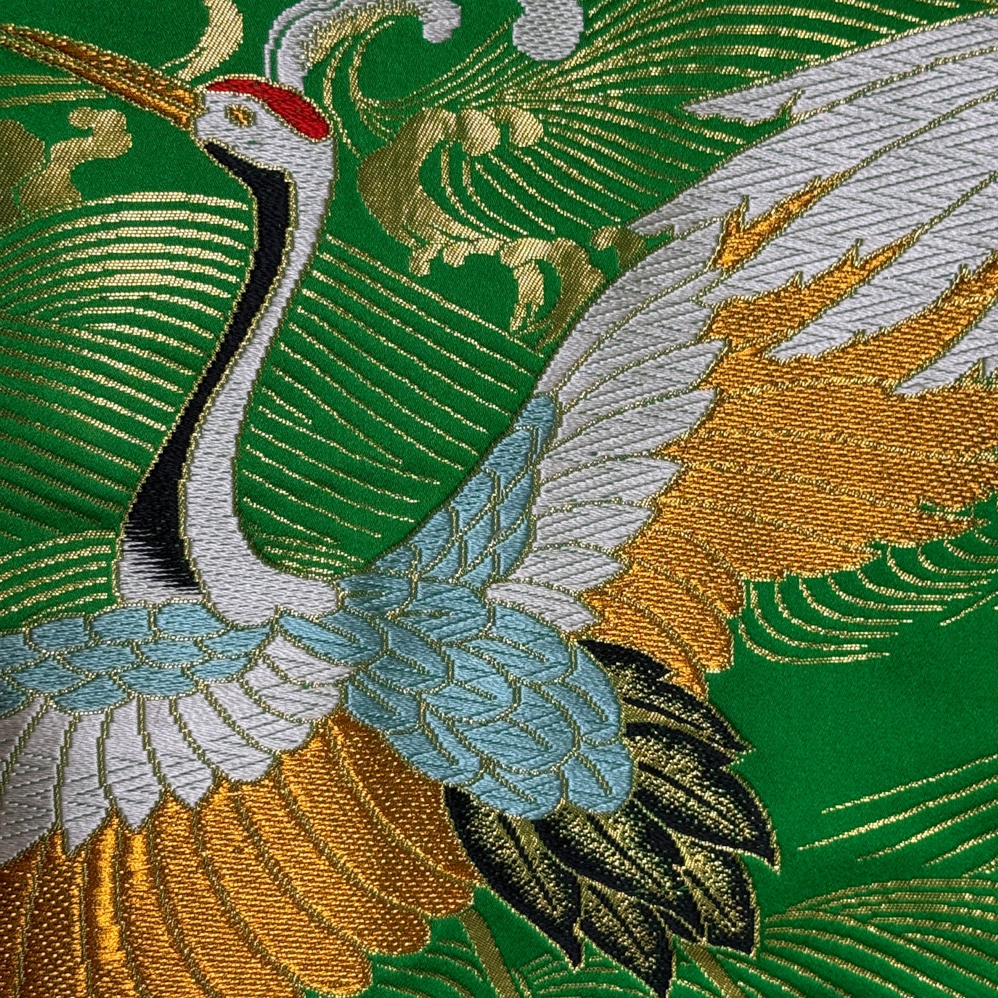 "Cresting Cranes" Wedding Kimono (Uchikake)