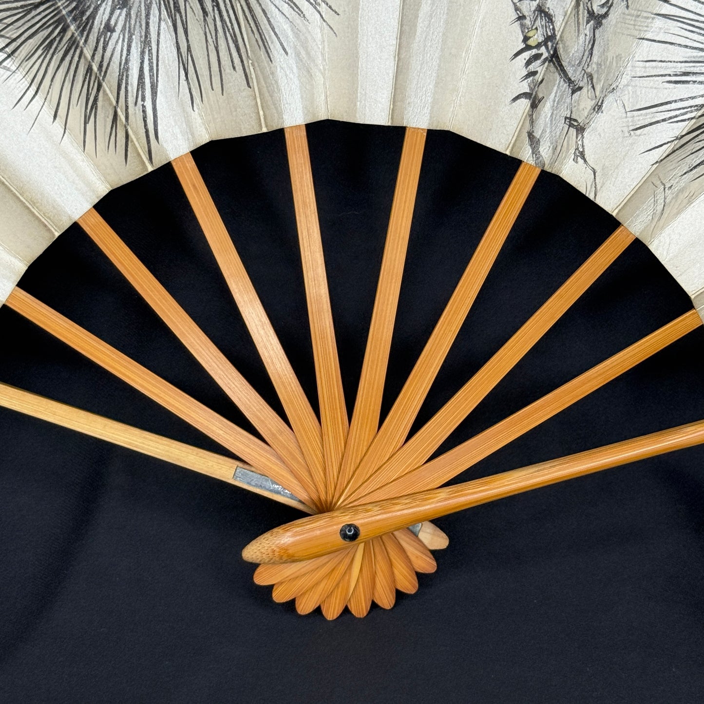 "Matsu Art" Vintage Dance Folding Fan