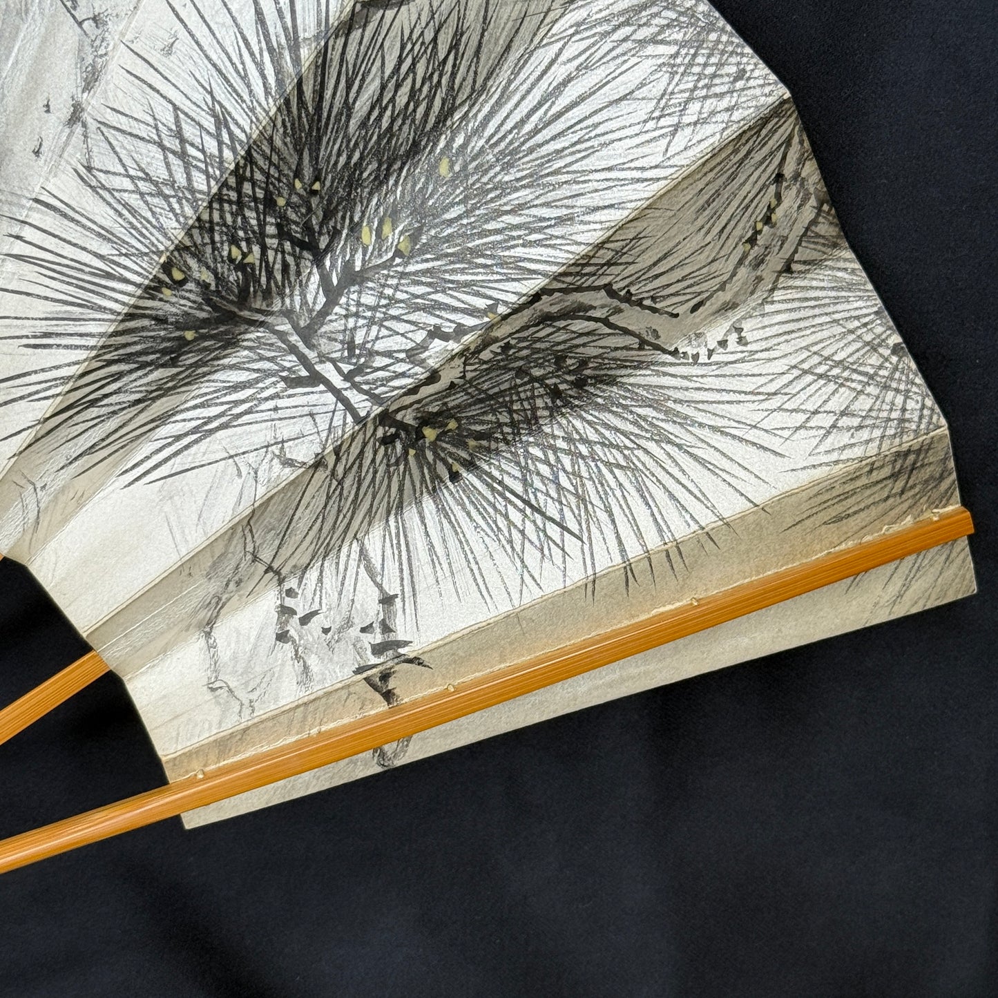 "Matsu Art" Vintage Dance Folding Fan