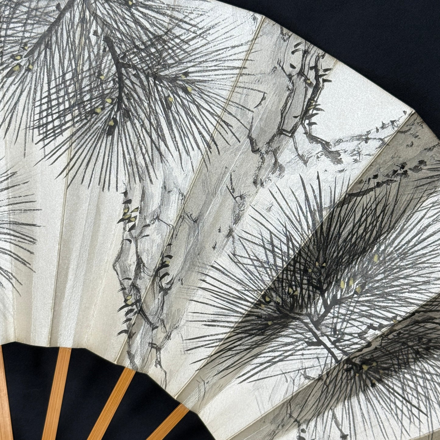 "Matsu Art" Vintage Dance Folding Fan