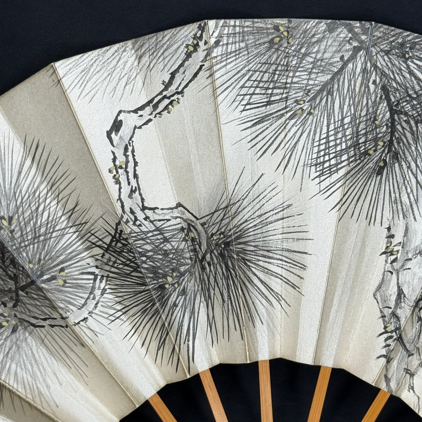 "Matsu Art" Vintage Dance Folding Fan