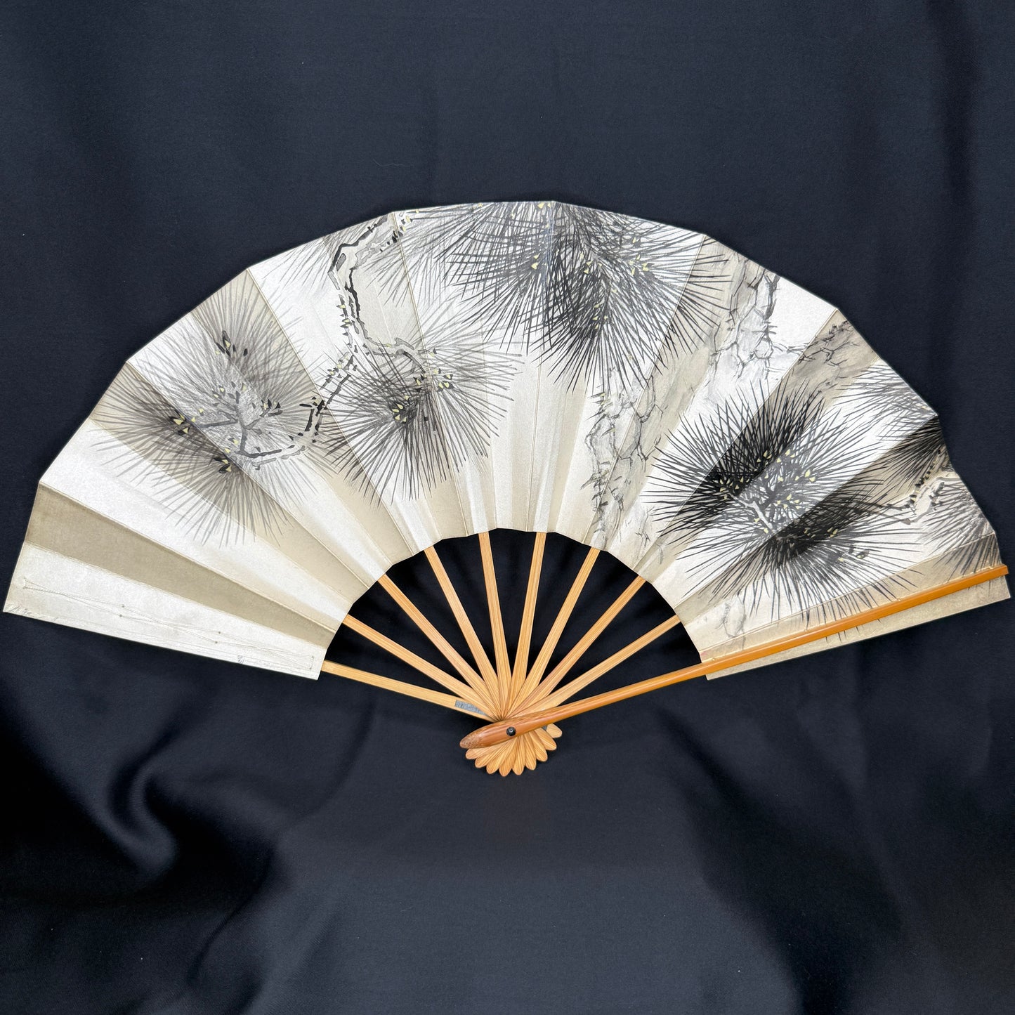 "Matsu Art" Vintage Dance Folding Fan